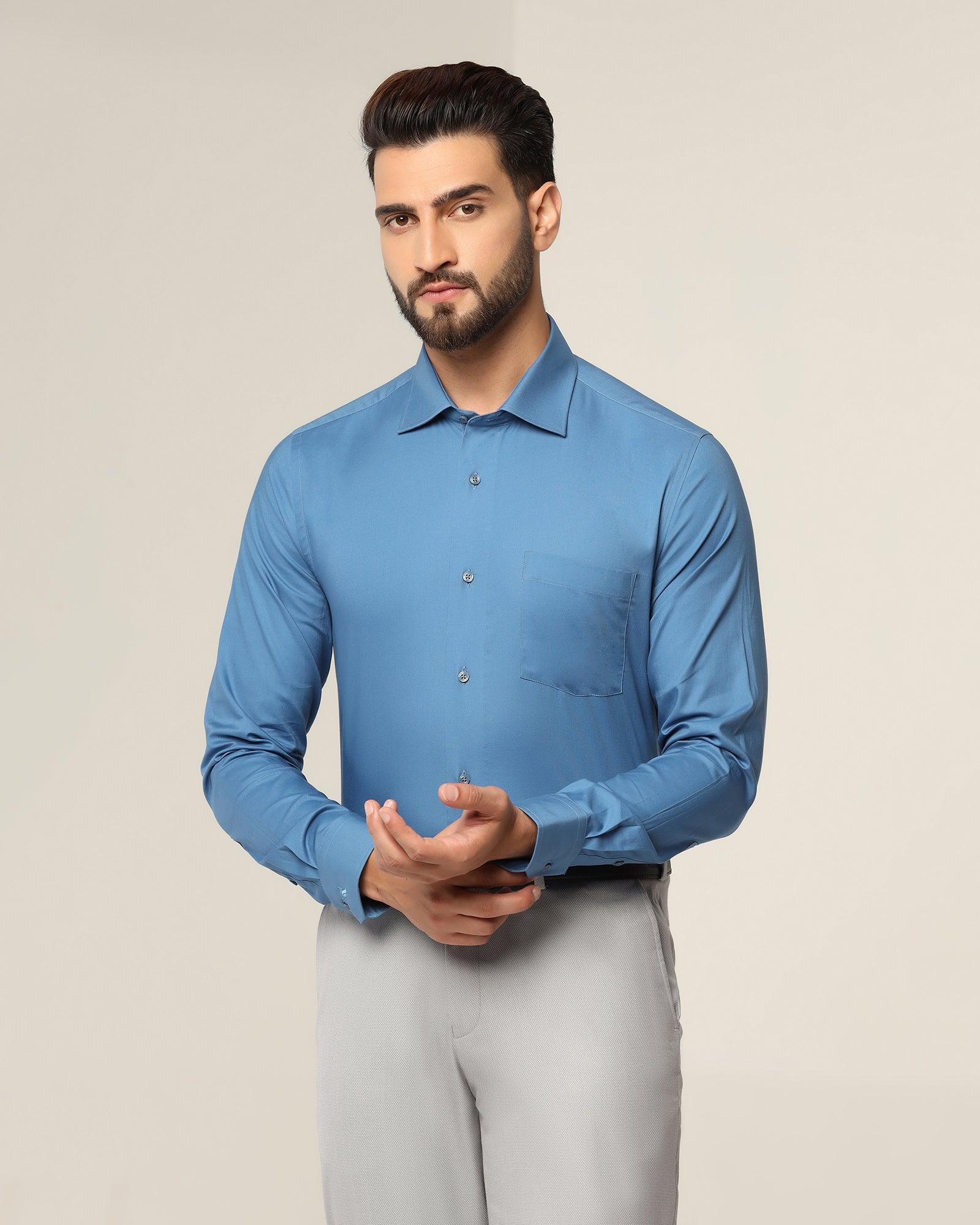 Formal White Solid Shirt - Otto