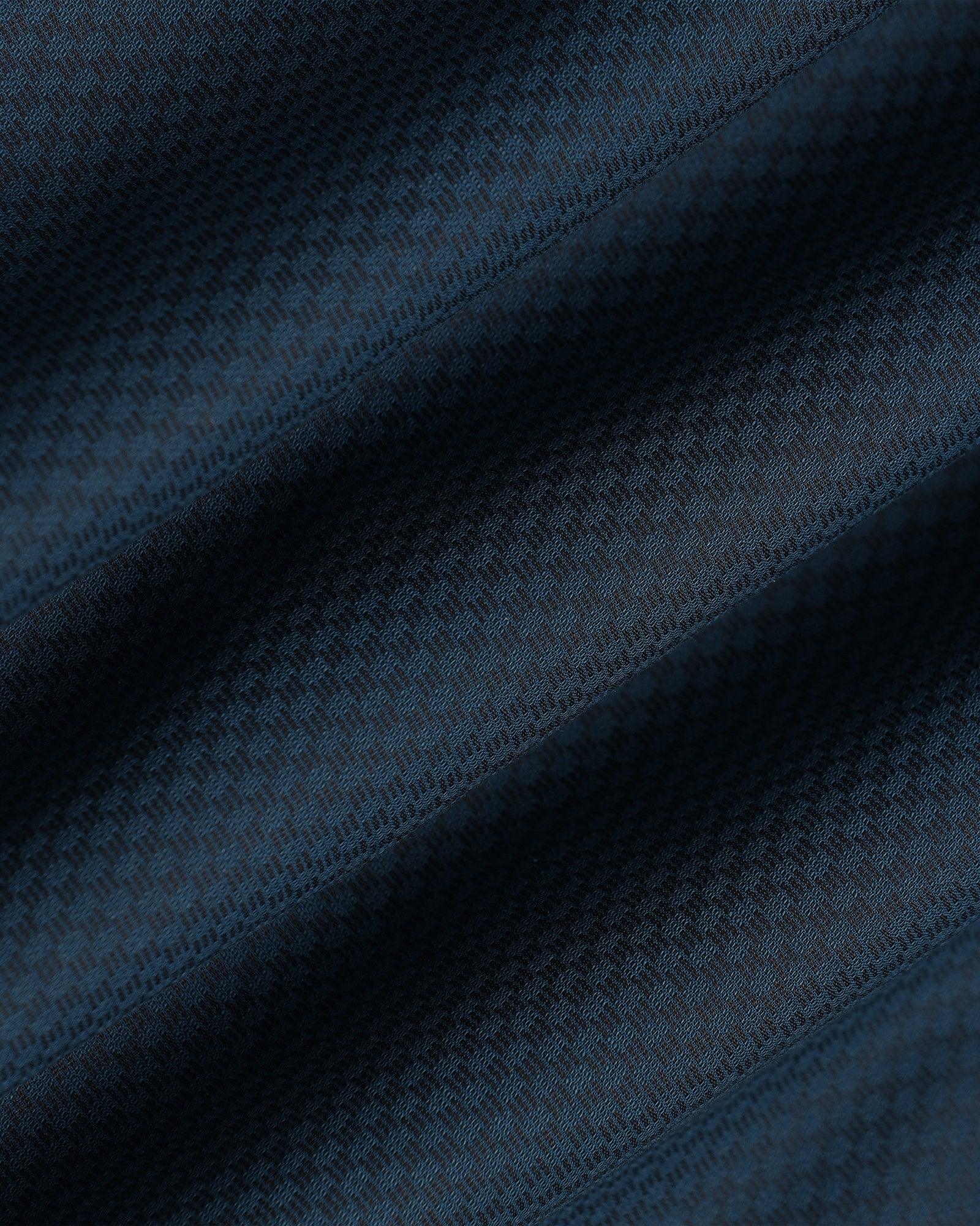 Formal Teal Textured Shirt - Fred