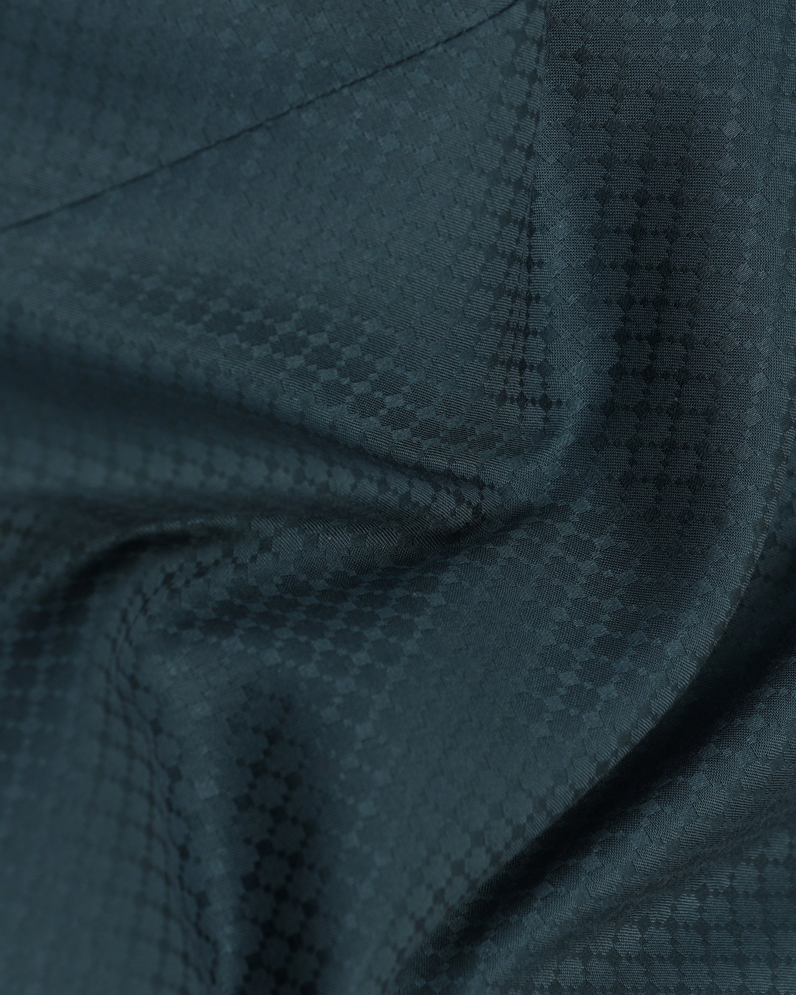 Formal Teal Textured Shirt - Shark