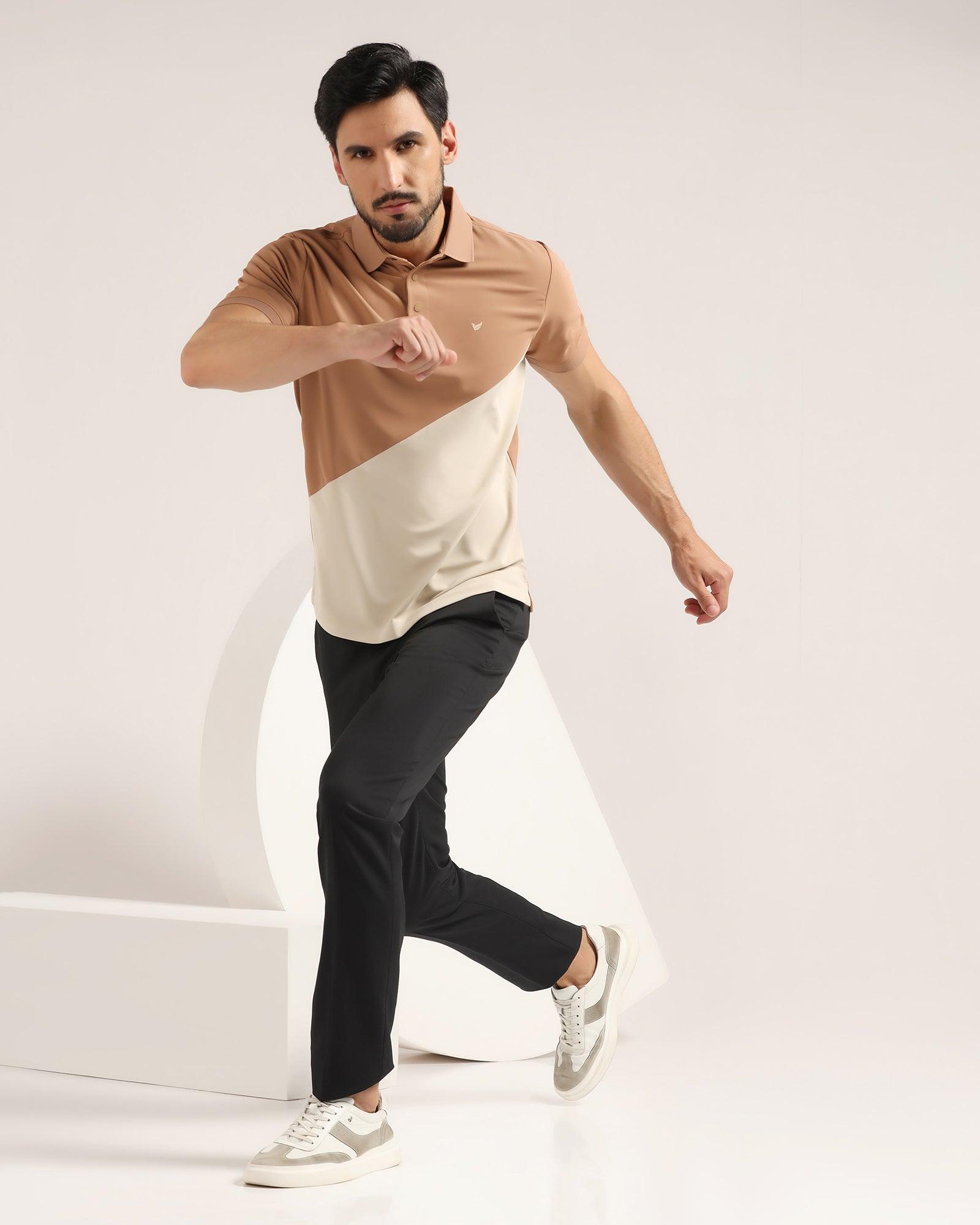 Slim Fit B-91 Formal Black Solid Trouser - Dean - Blackberrys