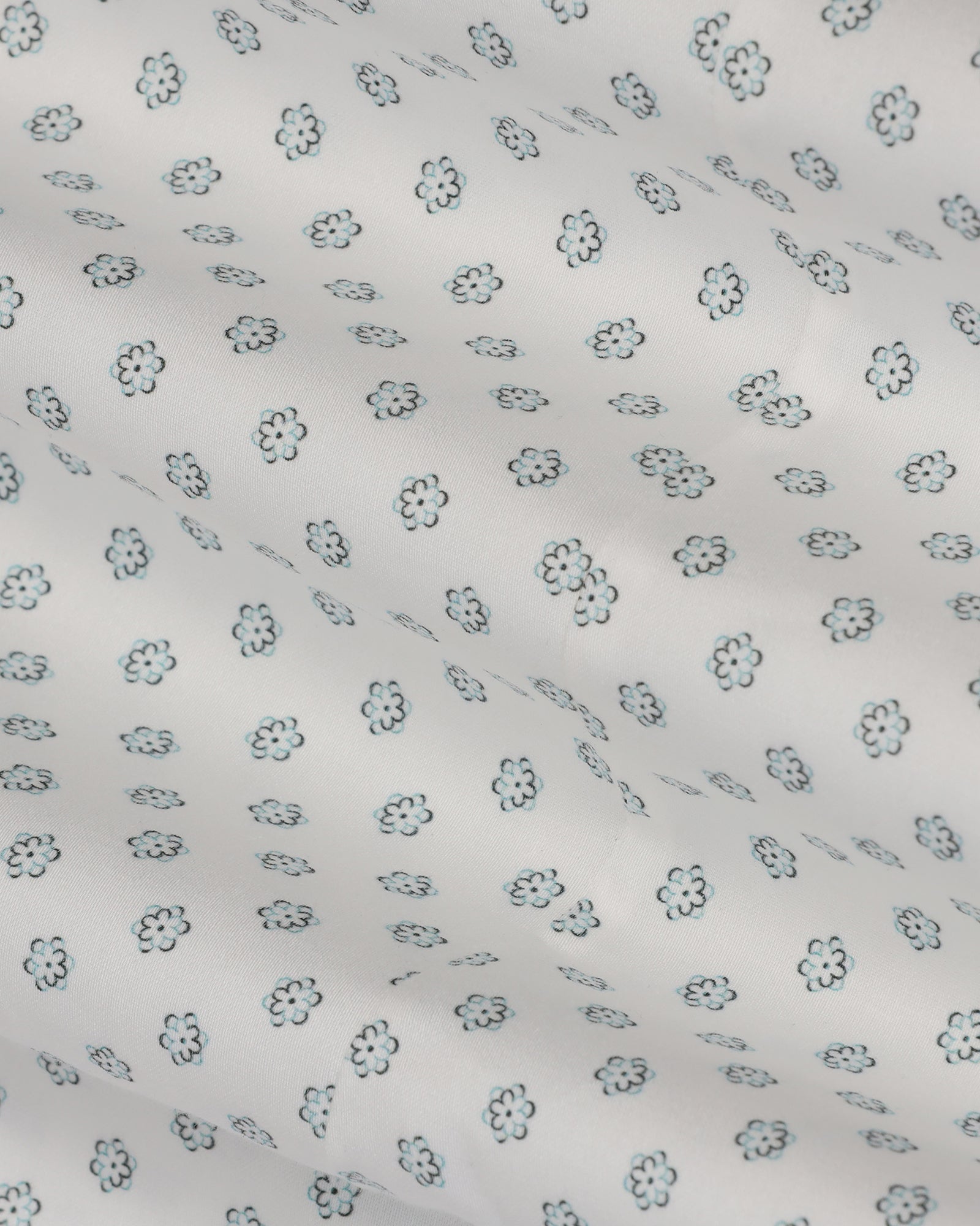 Formal White Printed Shirt - Title