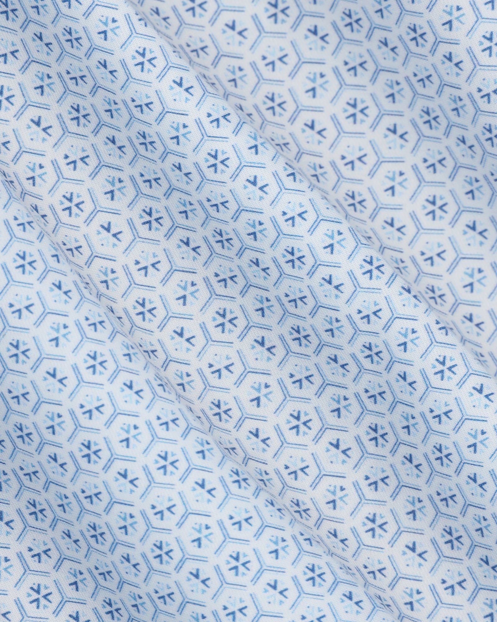 Non Iron Formal White Printed Shirt - Valor