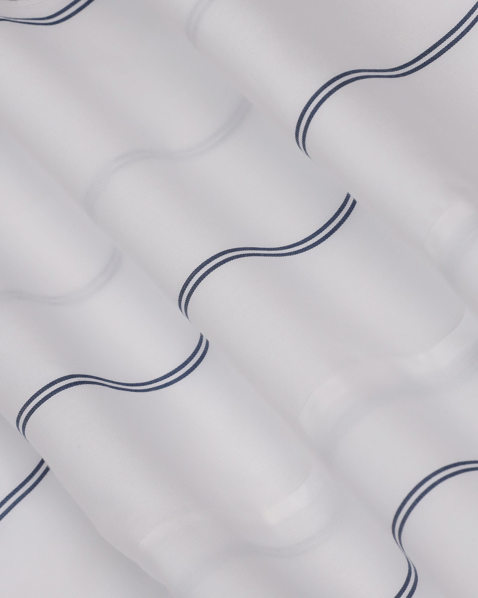 Formal White Stripe Shirt - Swing