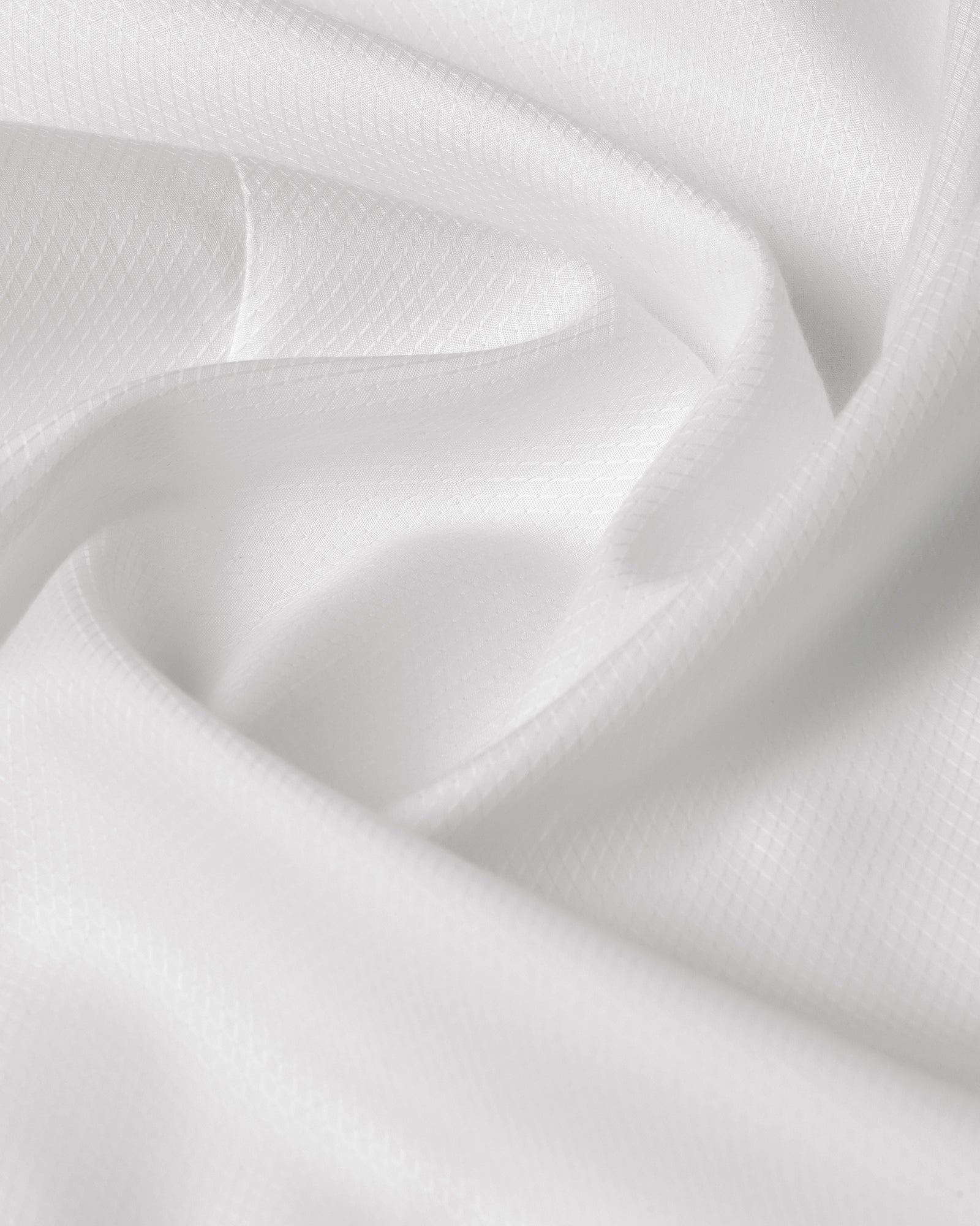 Formal Super White Textured Shirt - Pine