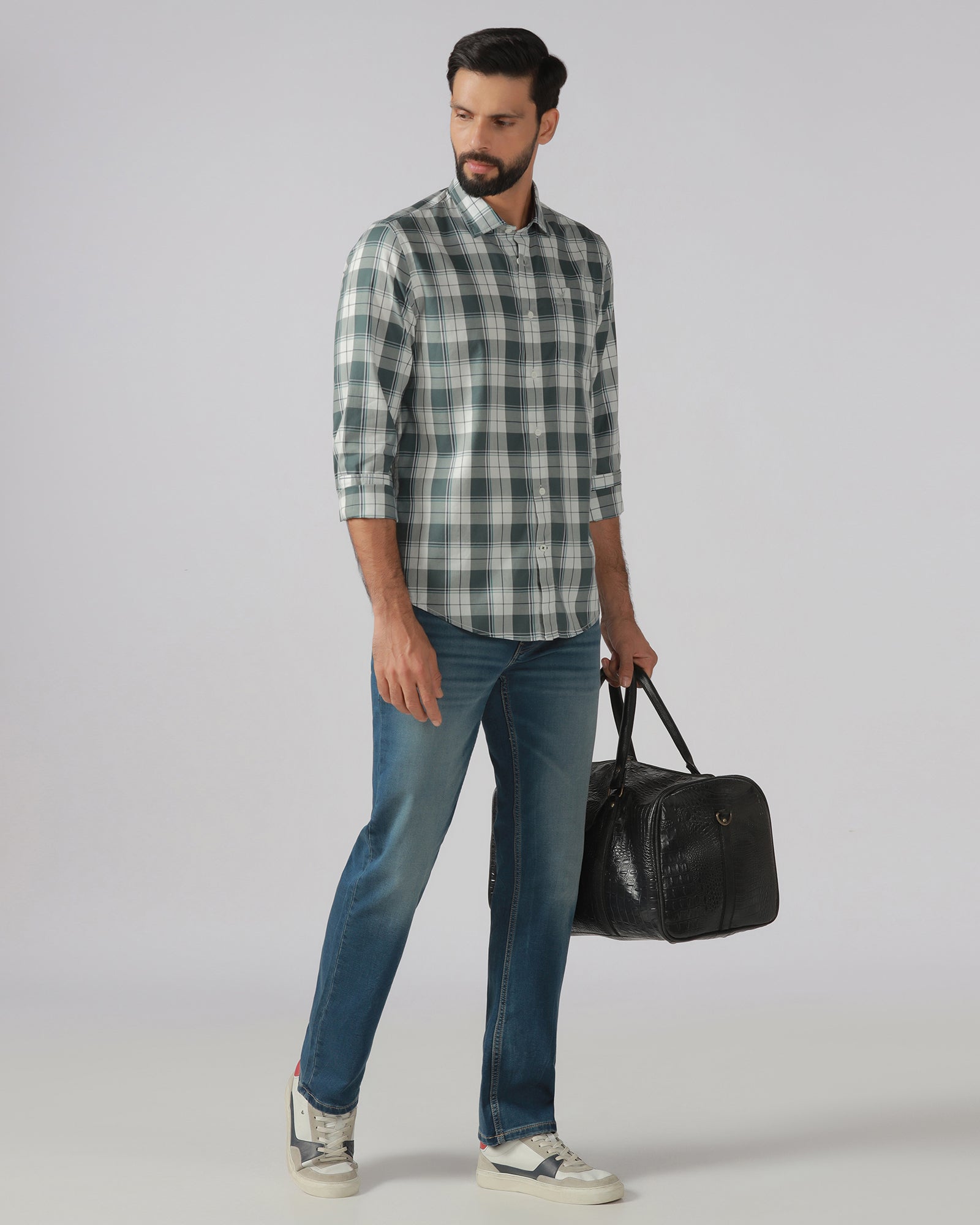 Green Check Shirt - Bergen