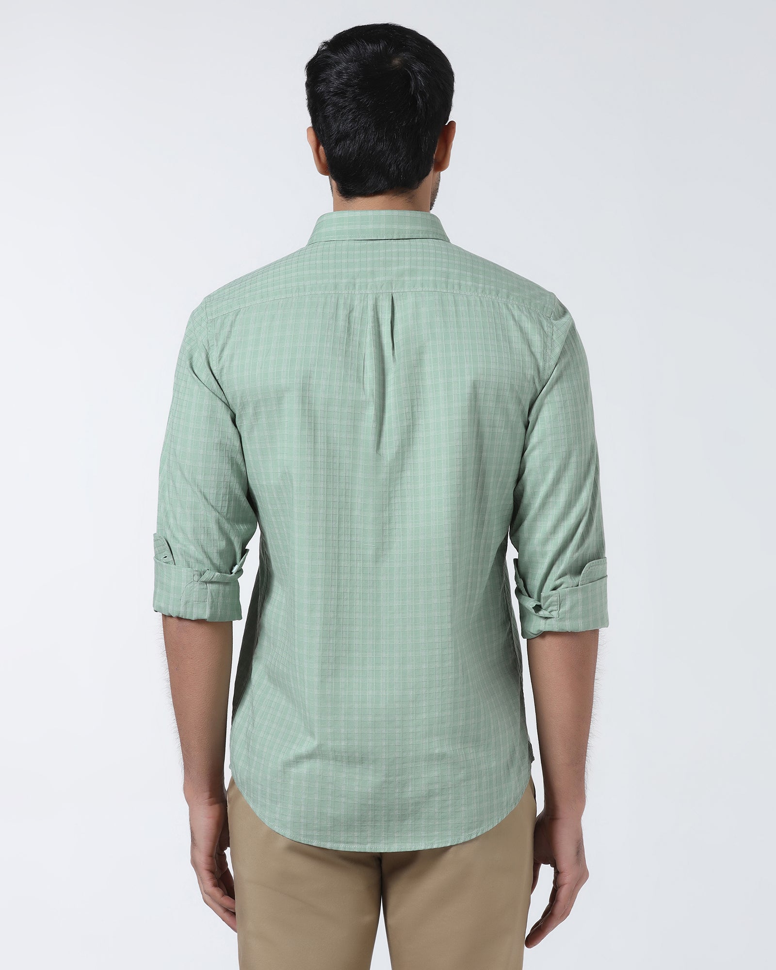 Green Check Shirt - Remon