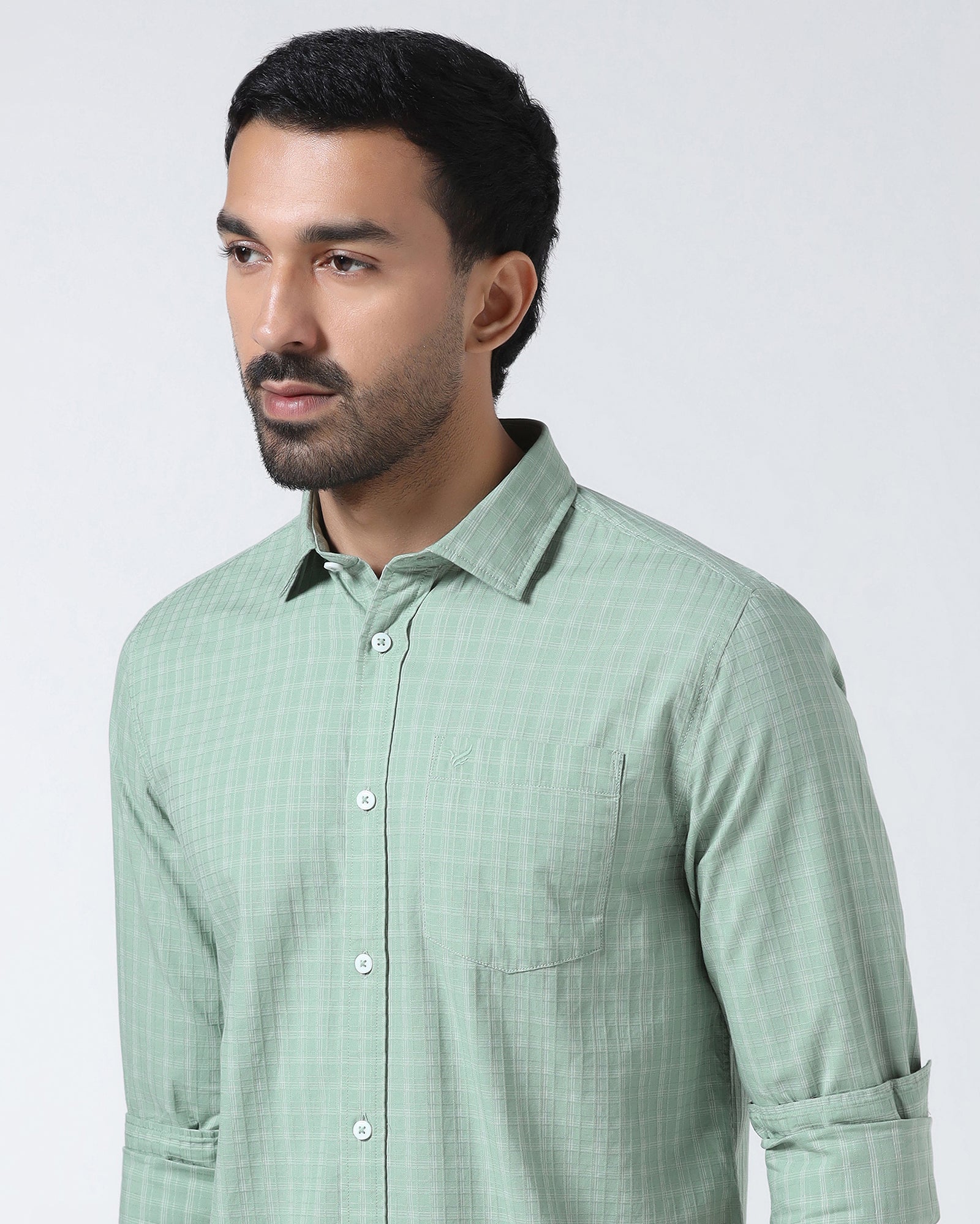 Green Check Shirt - Remon