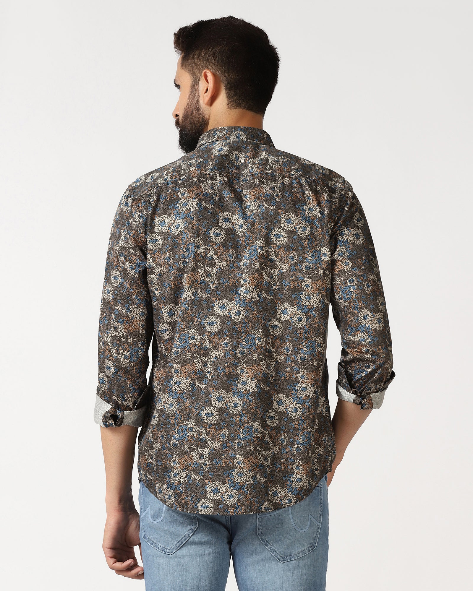 Green Printed Shirt - Gena