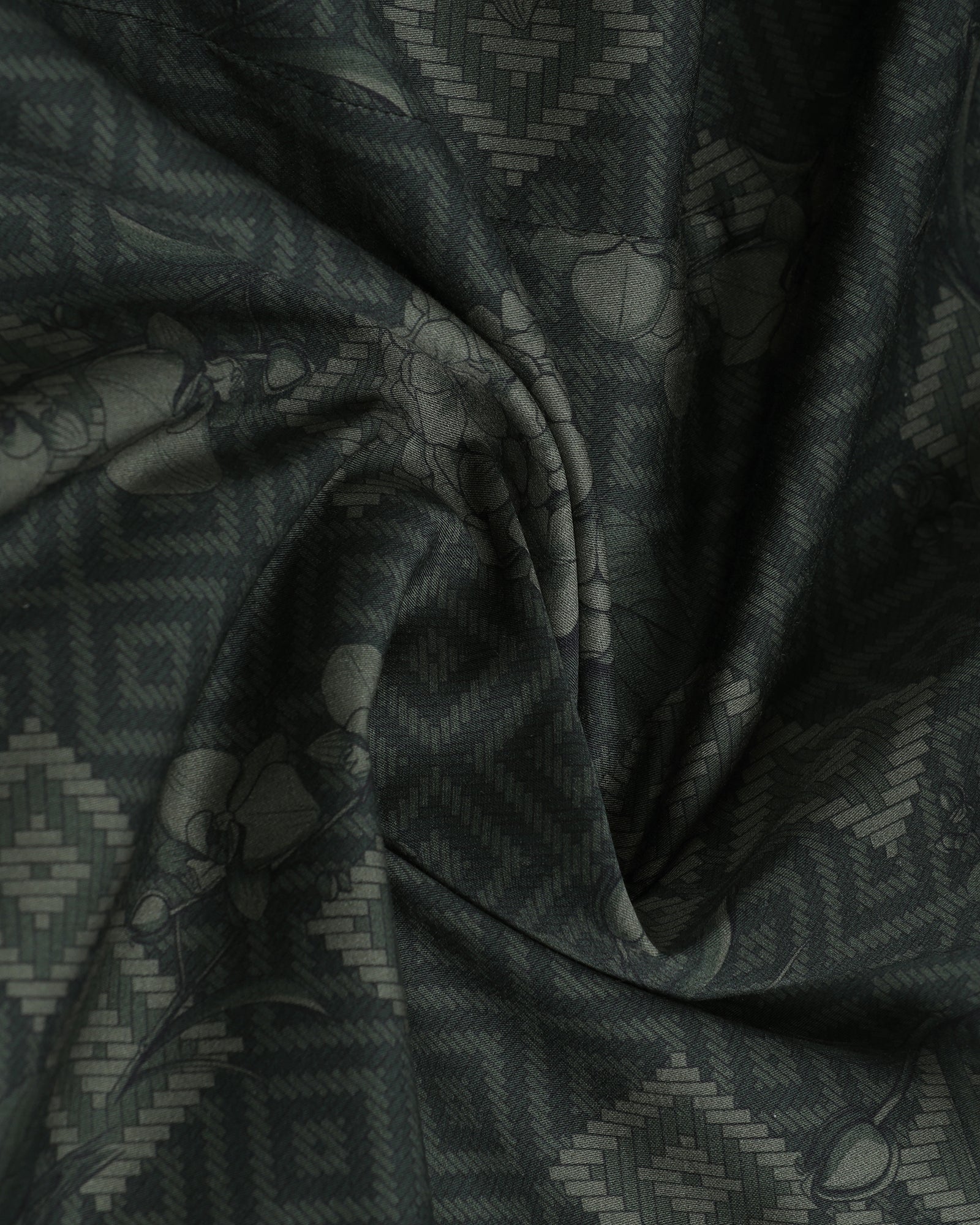 Green Printed Shirt - Pristine