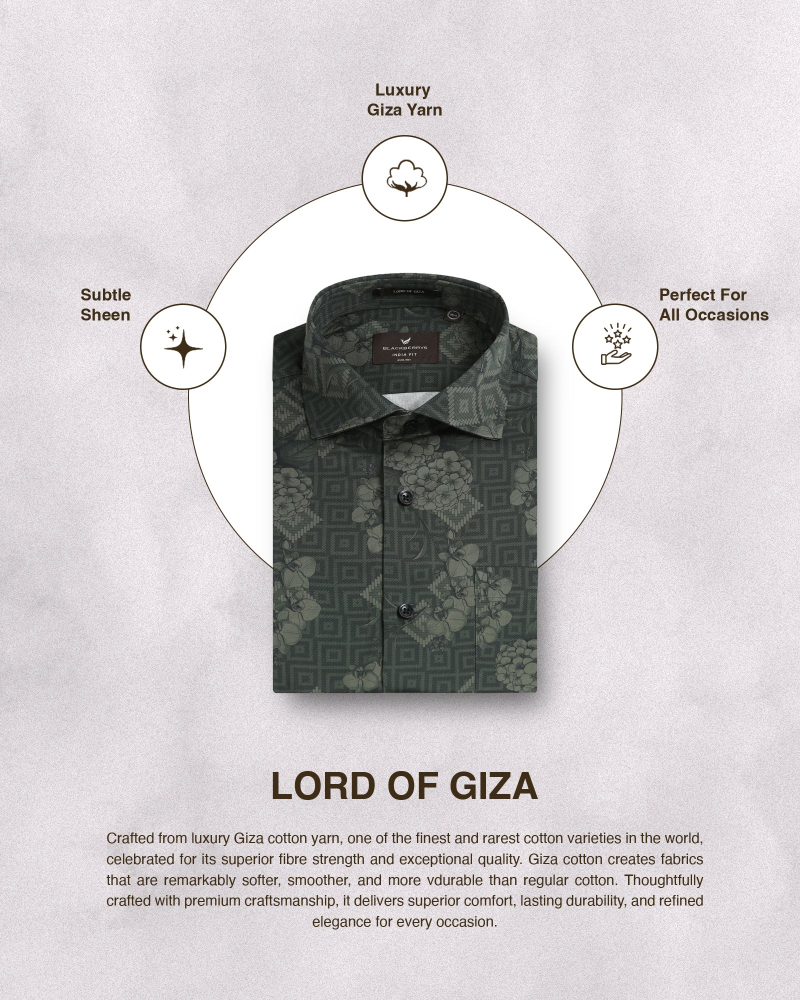 Green Printed Shirt - Pristine