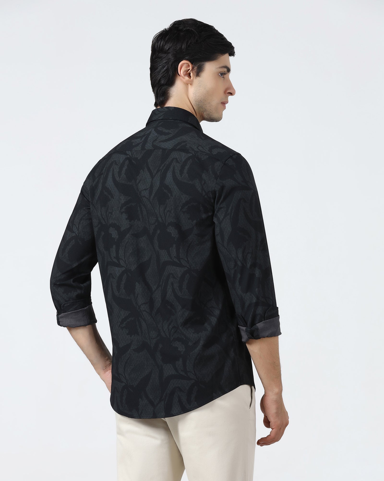 Green Printed Shirt - Tropika