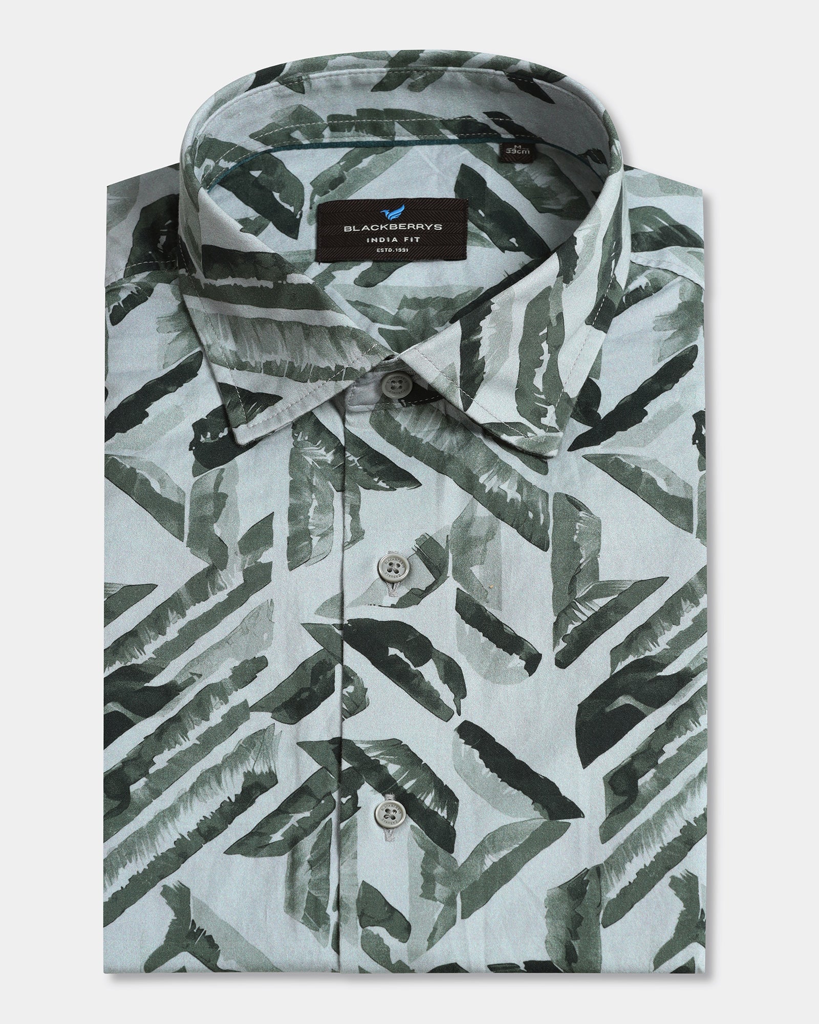Green Printed Shirt - Volmer