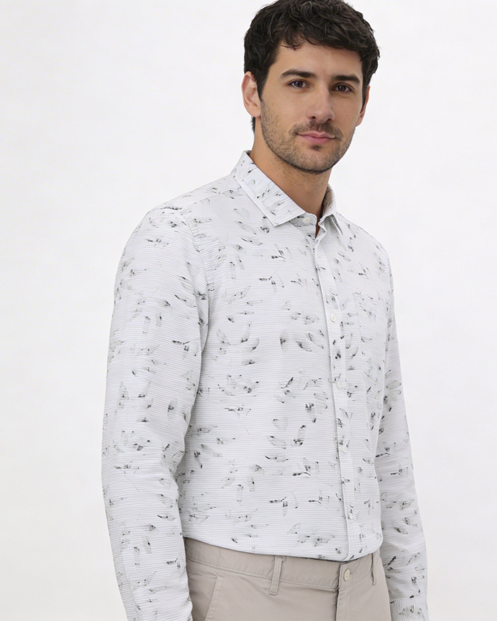 Green Printed Shirt - Wind