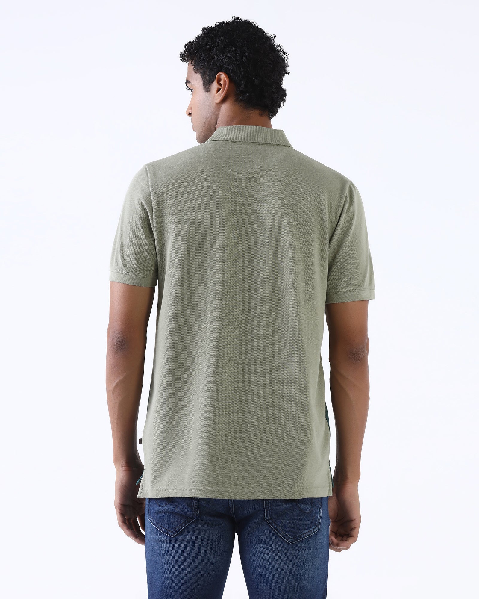 Green Stripe Polo - Orson