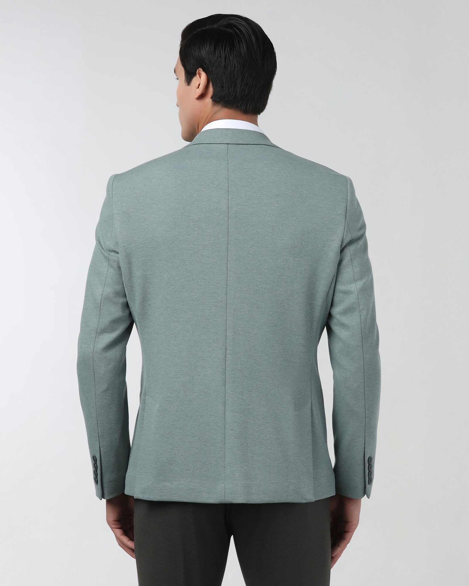 Green Textured Blazer - Gio