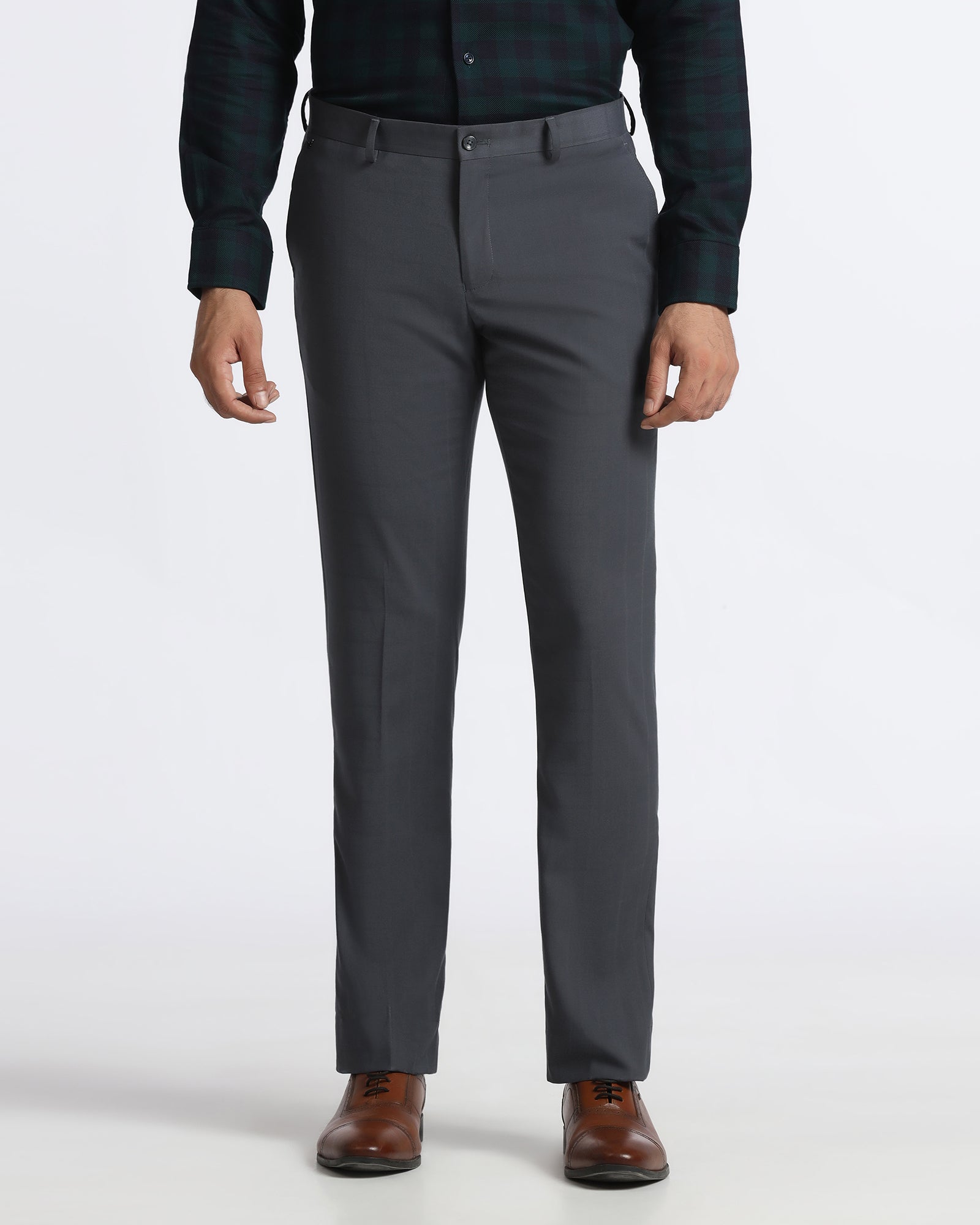 Grey Check Trouser - Glenfiddich