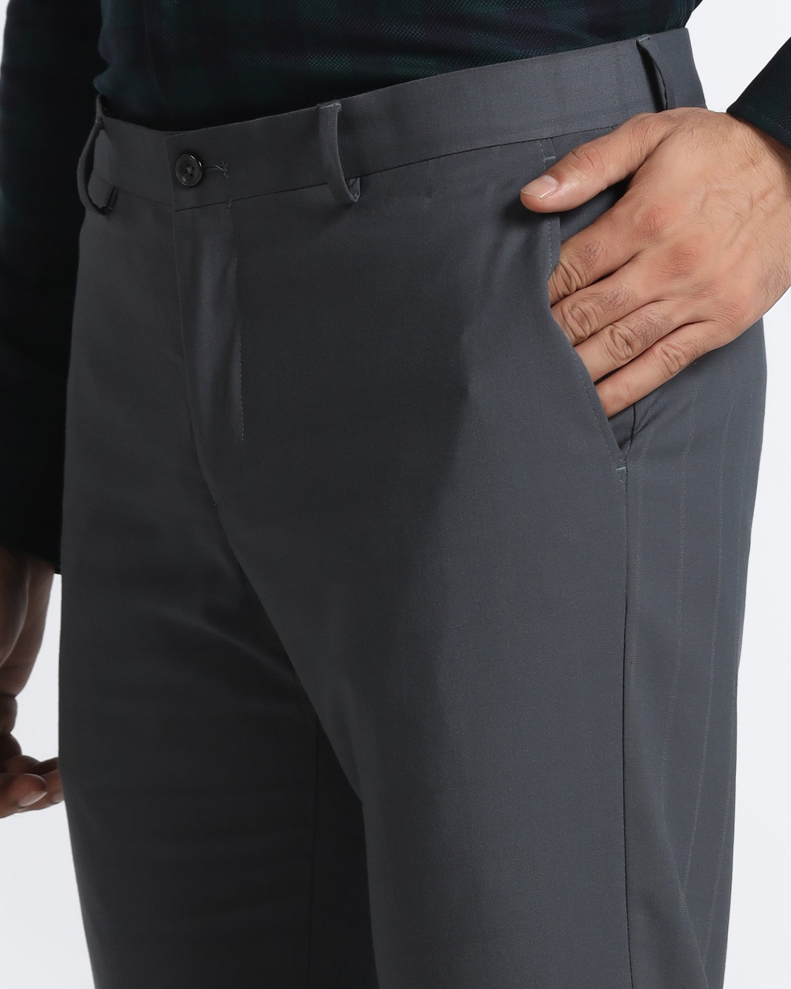 Grey Check Trouser - Glenfiddich