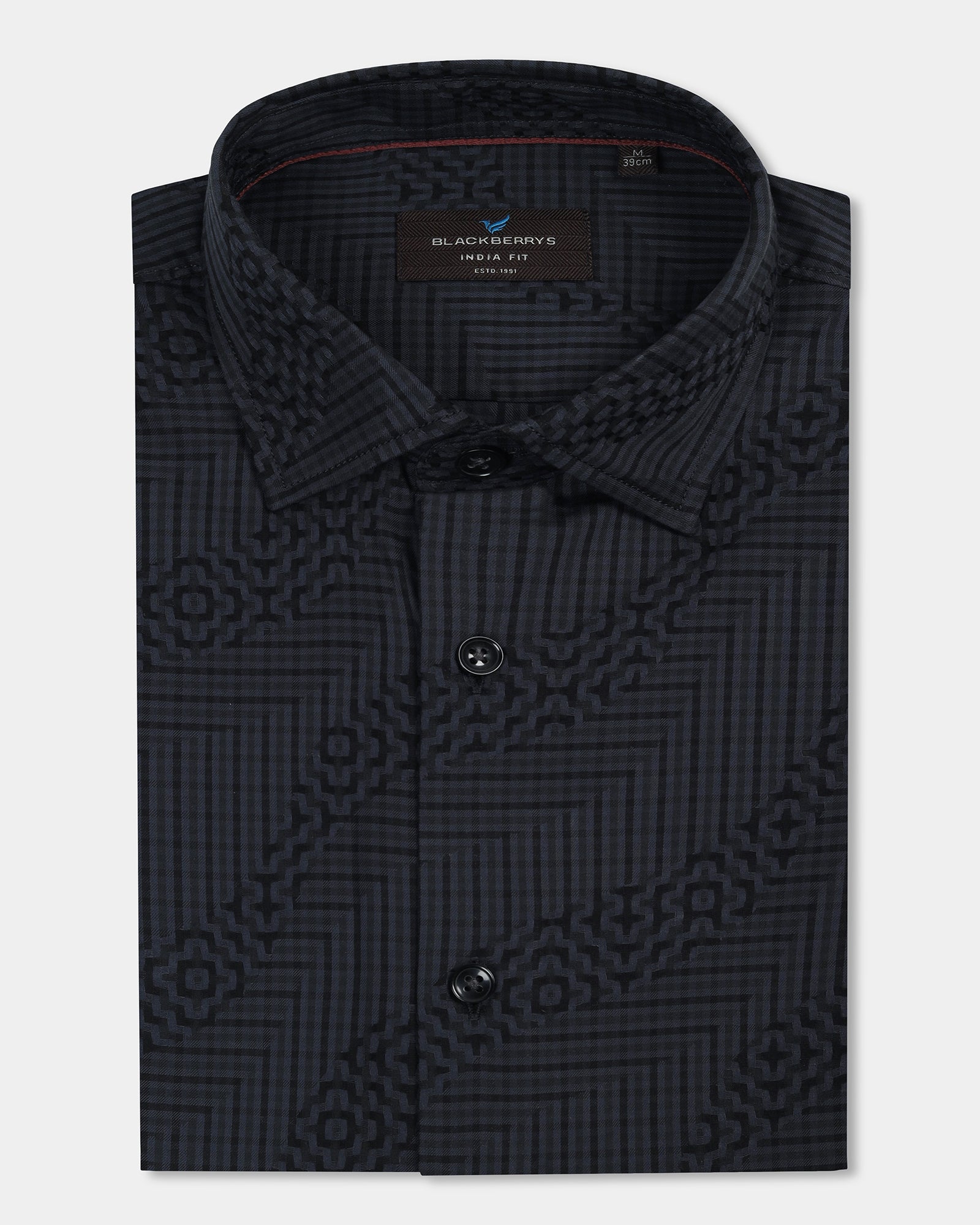 Grey Jacquard Shirt - Neol