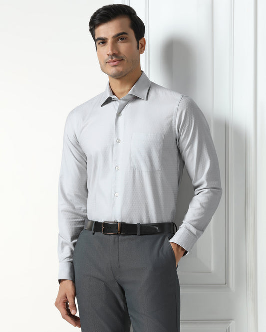 Grey Jacquard Shirt - Rile