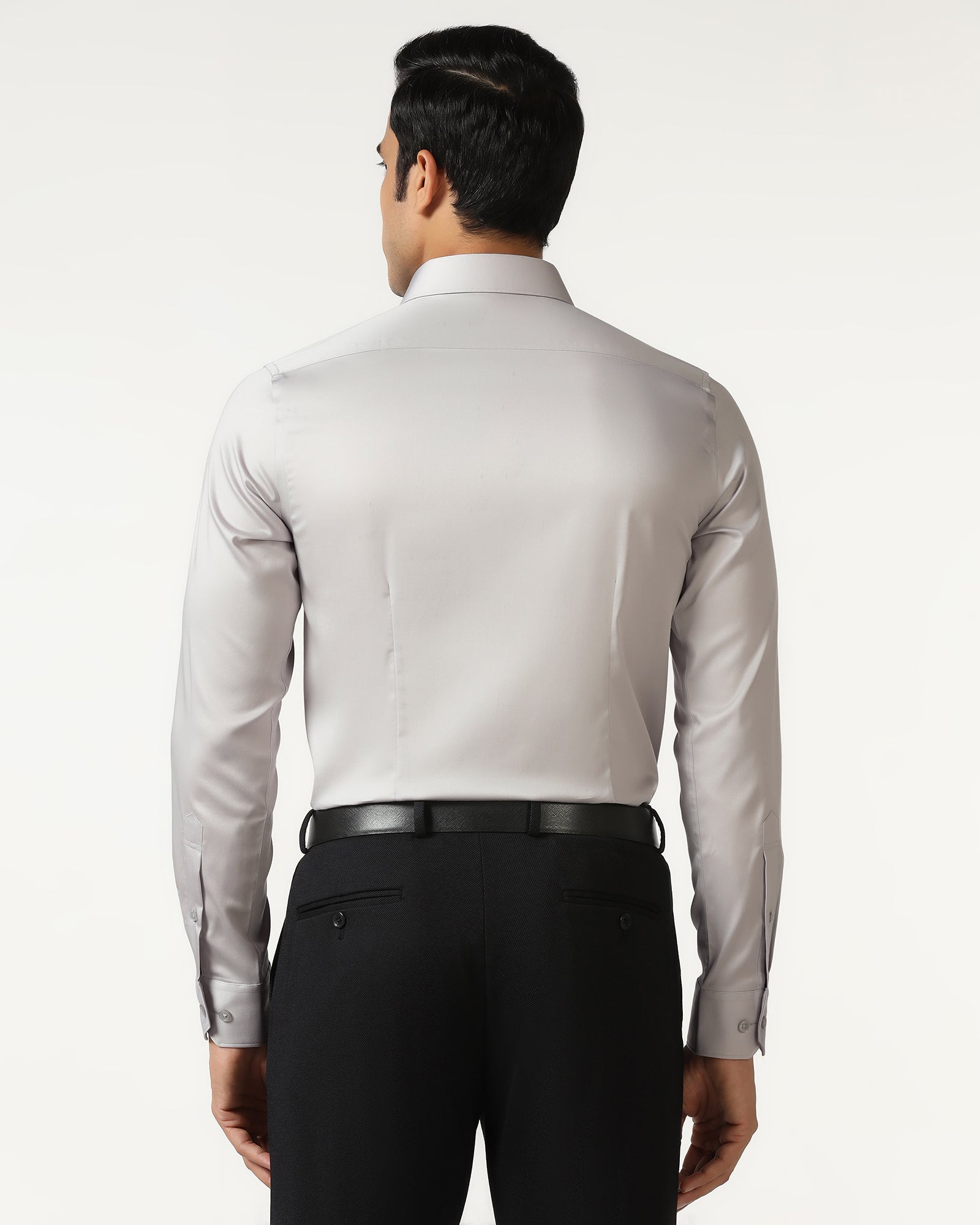 Grey Non Iron Solid Shirt - Sailor