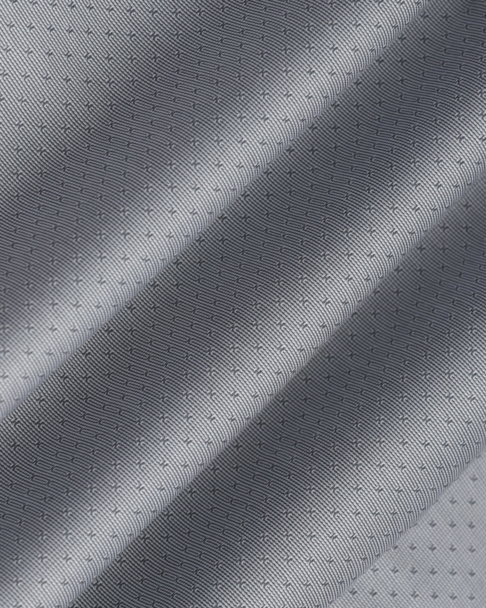 Grey Non Iron Textured Shirt - Relate