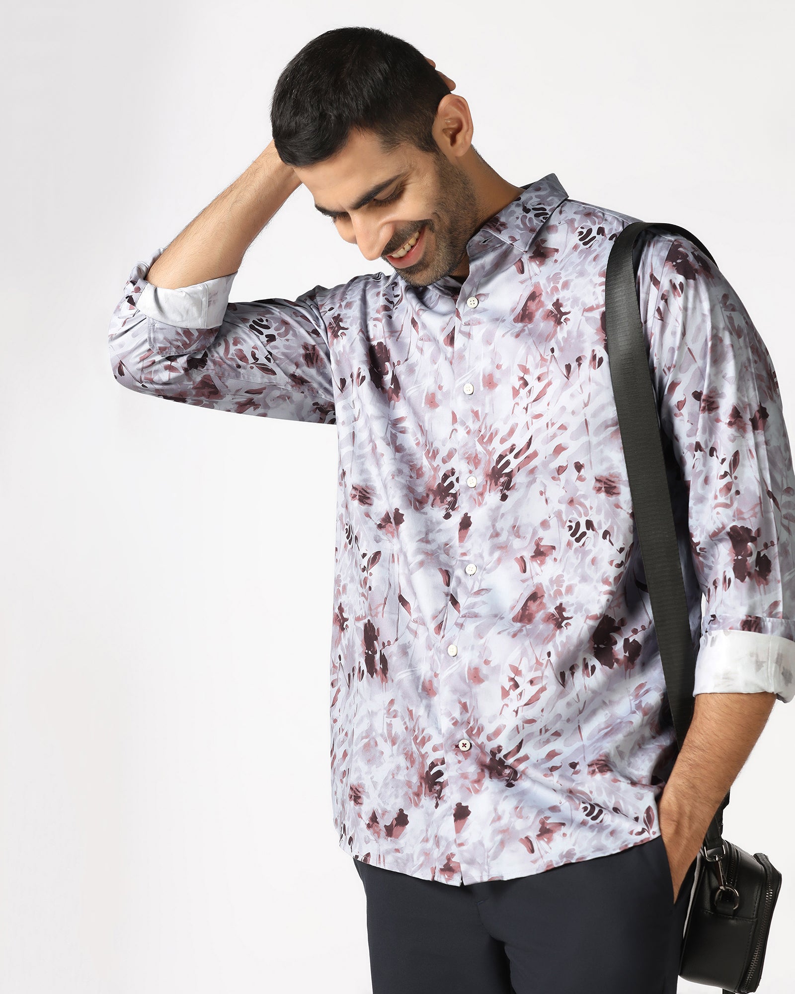 Grey Printed Shirt - Audric