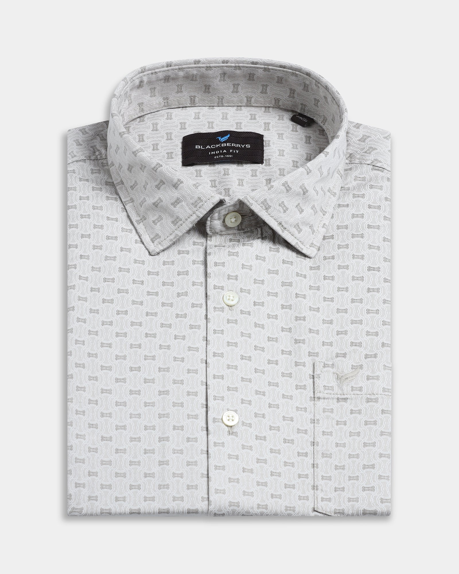Grey Printed Shirt - Bedaf