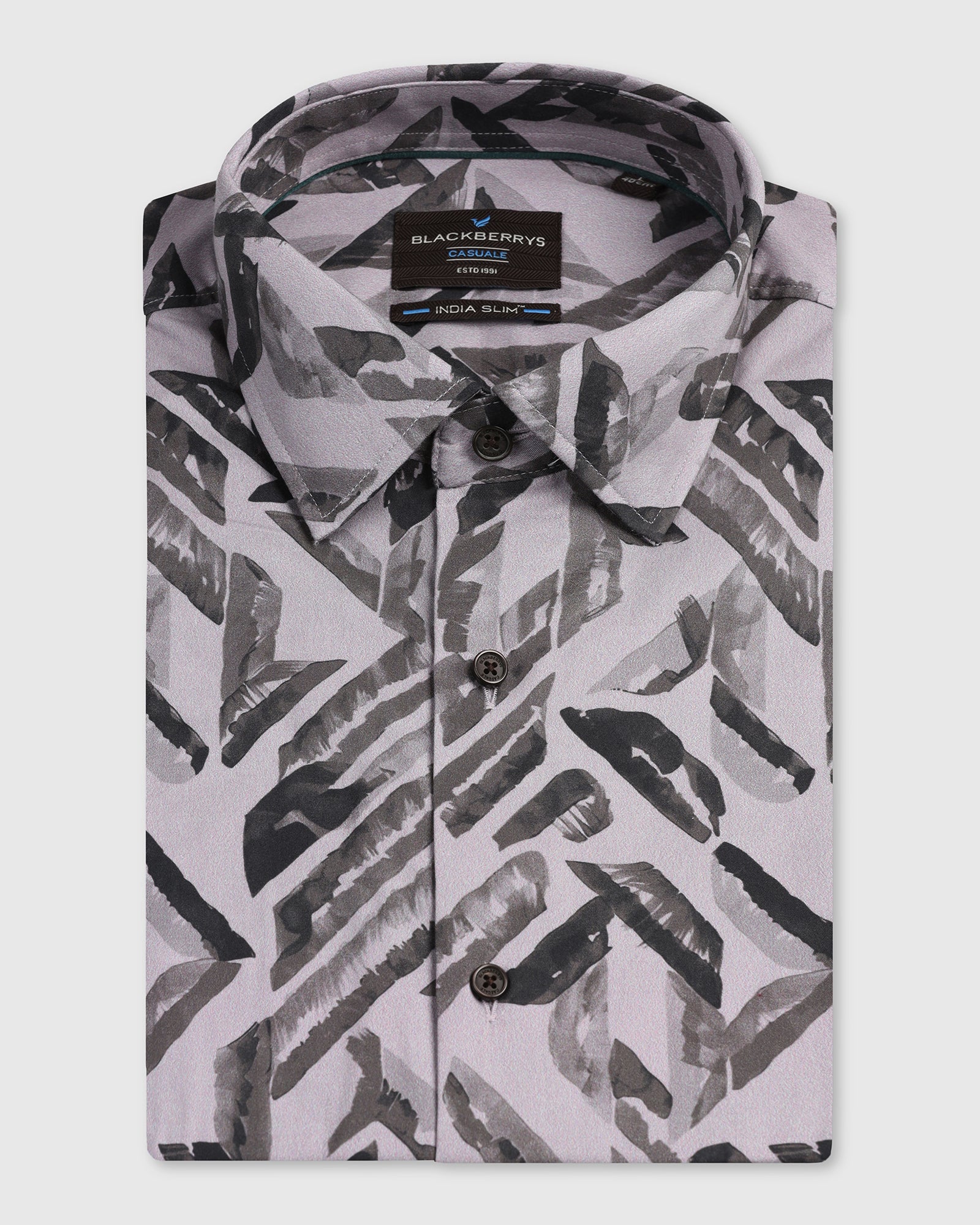 Grey Printed Shirt - Volmer