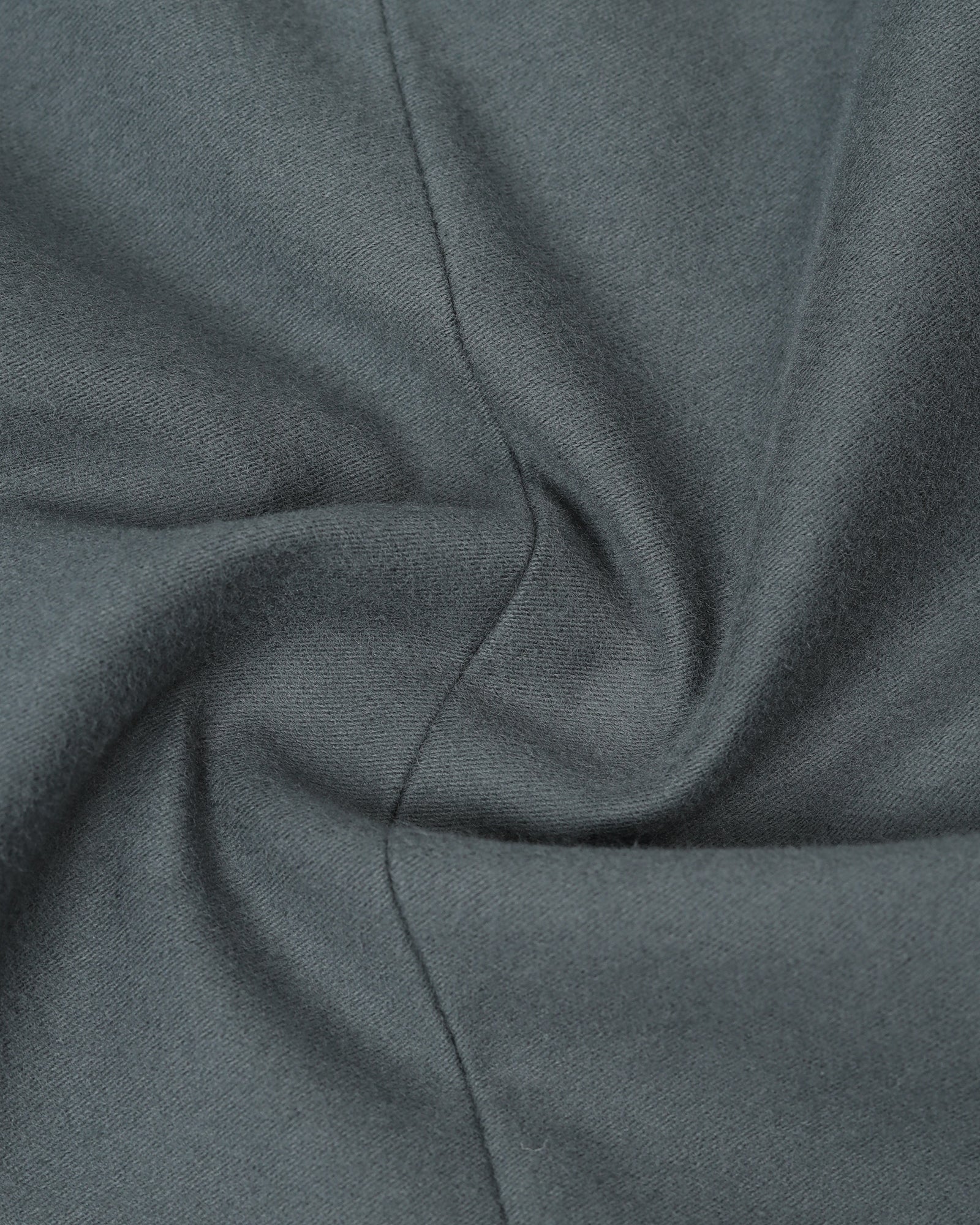 Grey Solid Blazer - Napolean