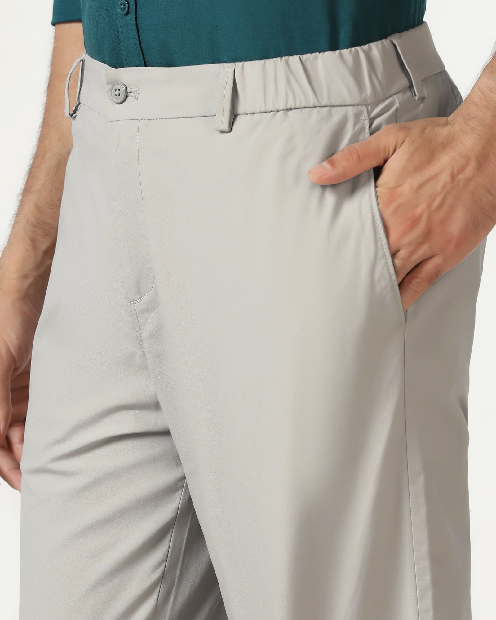 Grey Solid Khakis - Taurus