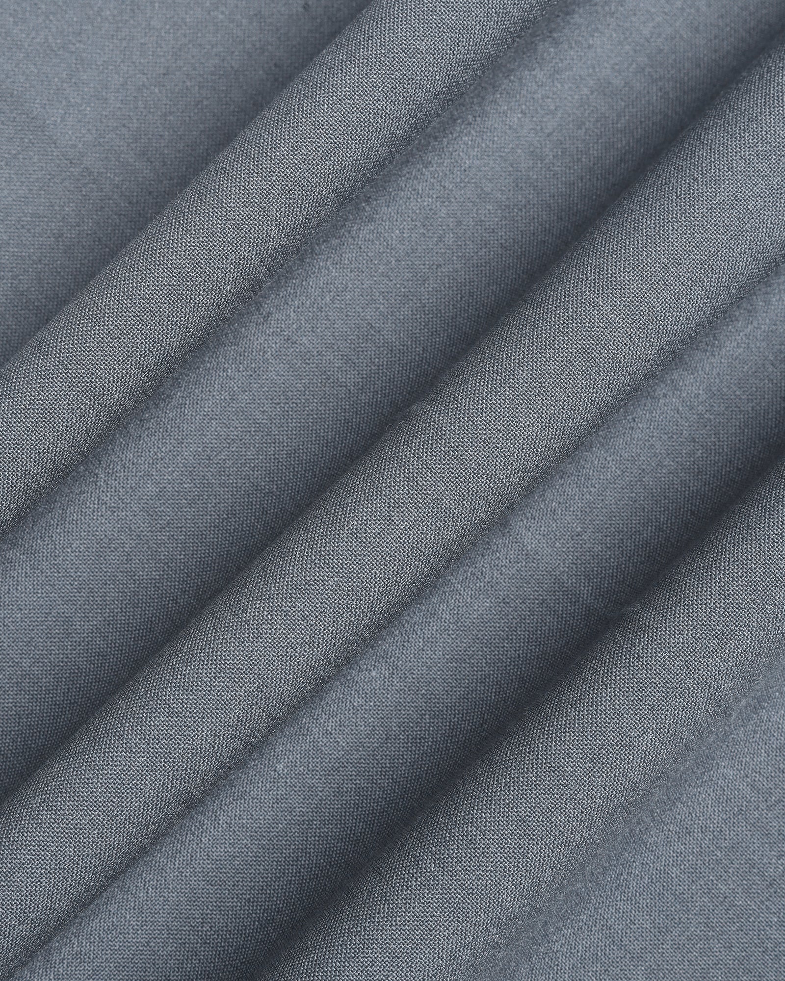 Grey Solid Trouser - Joshua