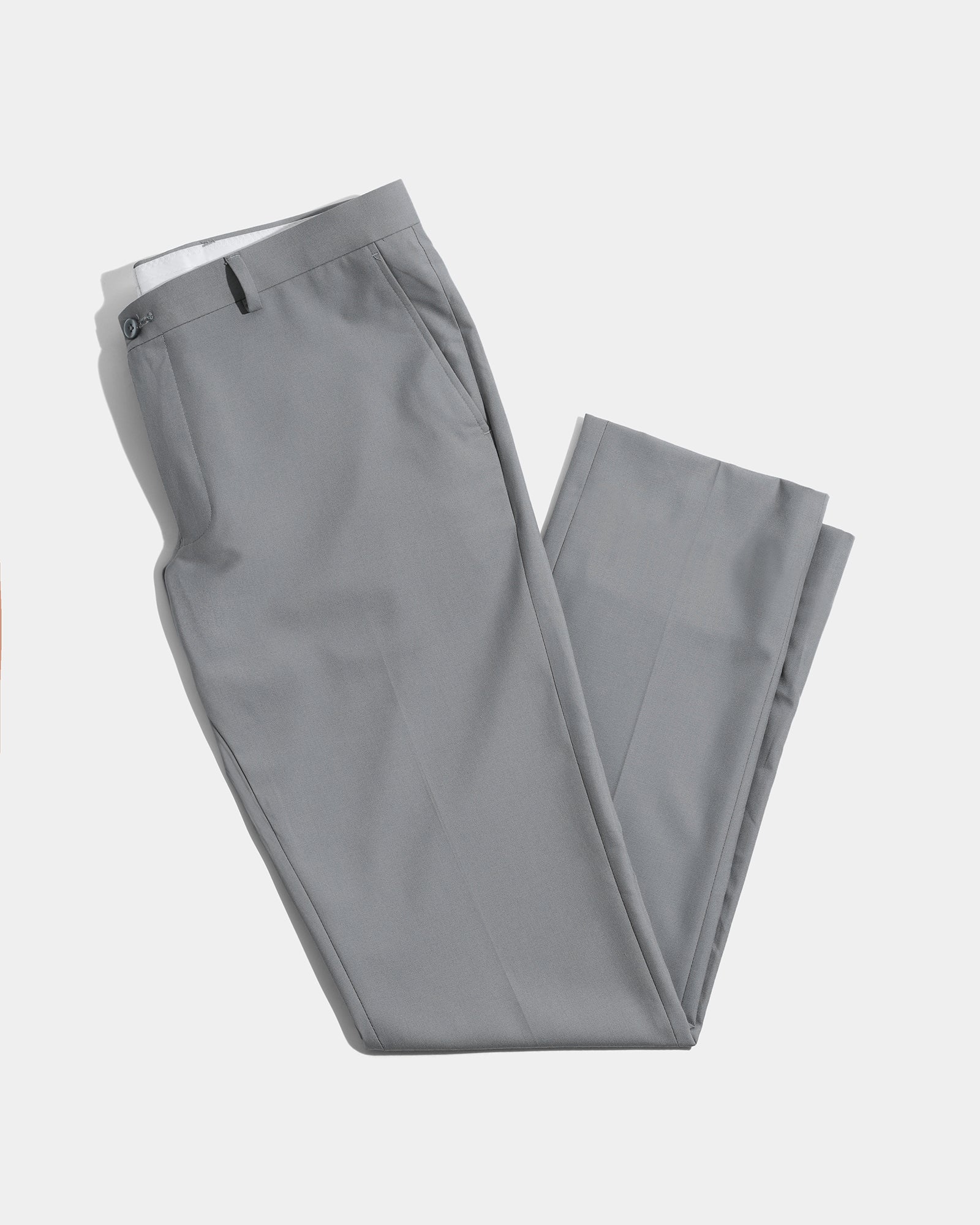 Grey Solid Trouser - Luis