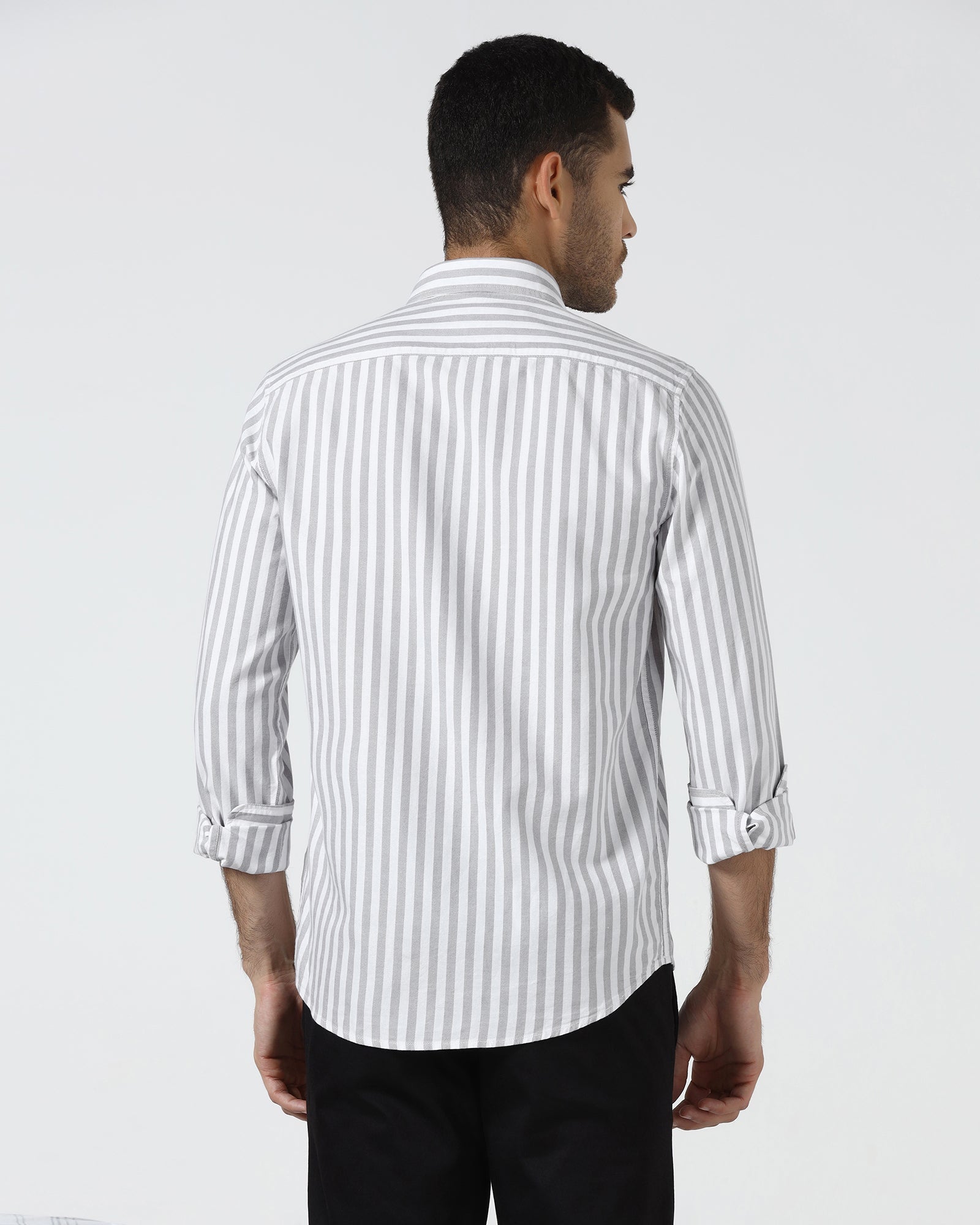 Grey Stripe Shirt - Staner