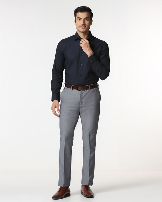 Grey Technowaist Textured Trouser - Smirnoff