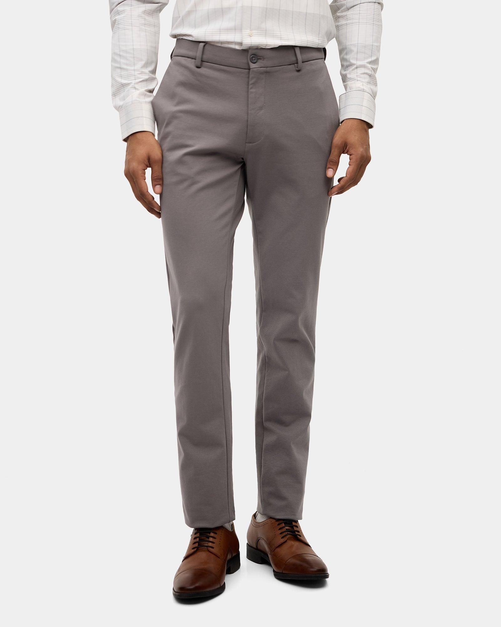 Grey TechPro Solid Khakis - Ziea