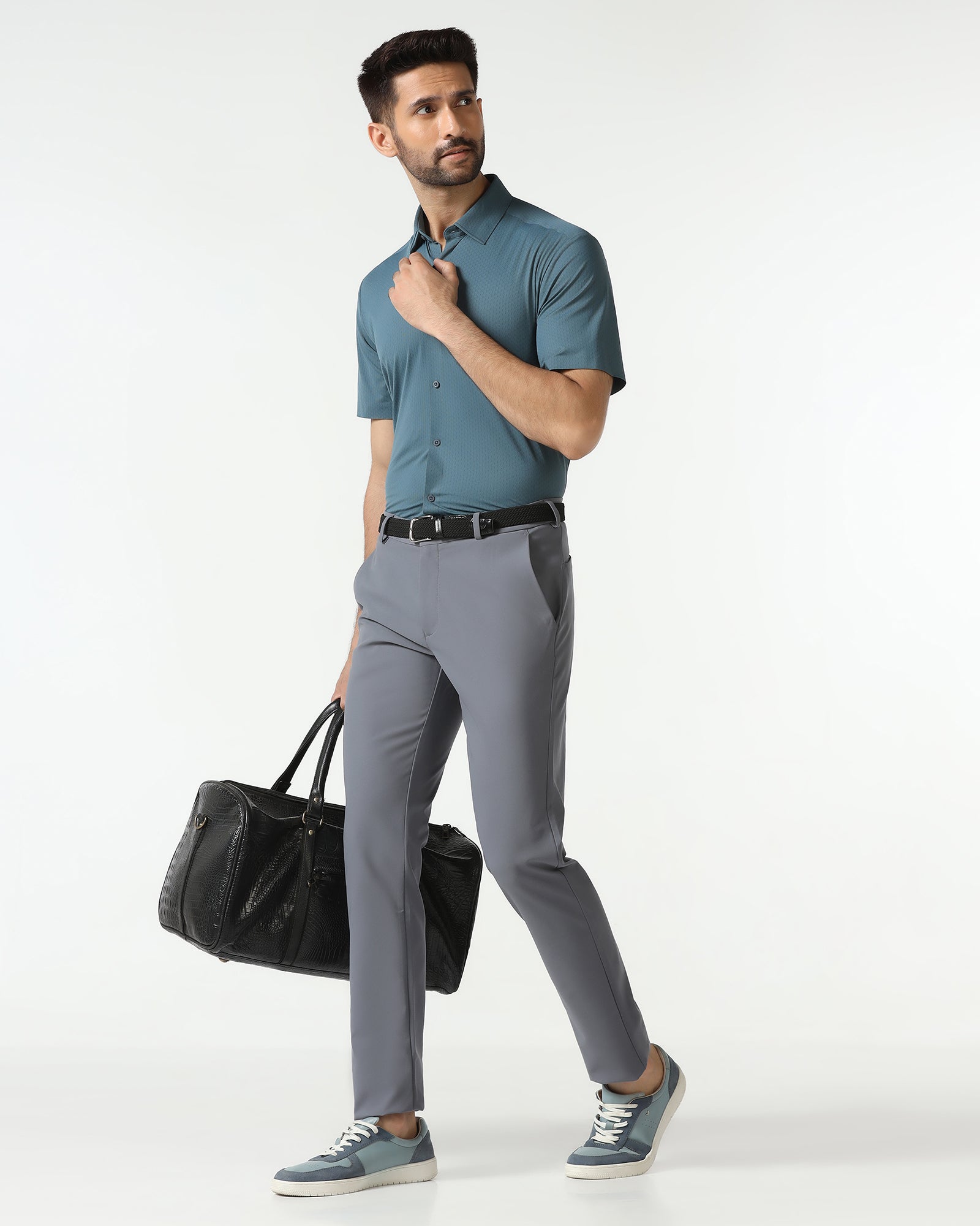 Grey Techpro Textured Khakis - Guss