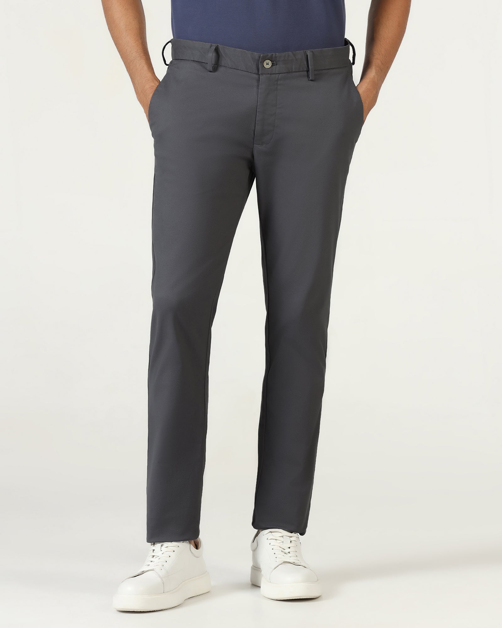 Grey Textured Khakis - Murray