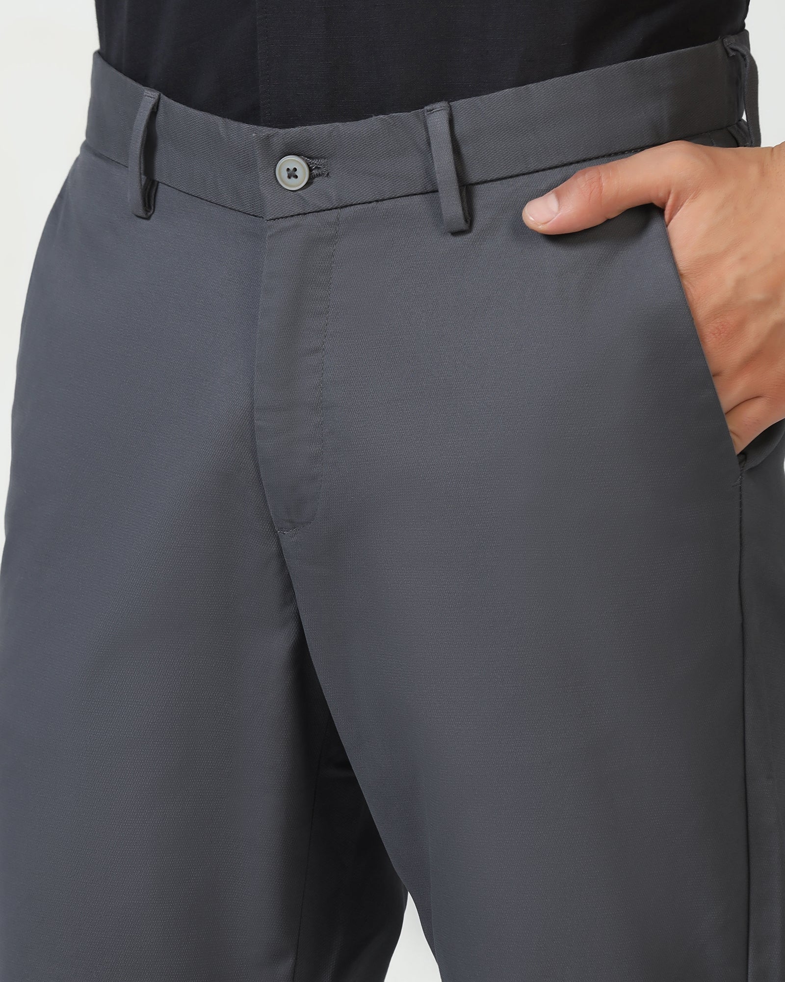 Grey Textured Khakis - Murray