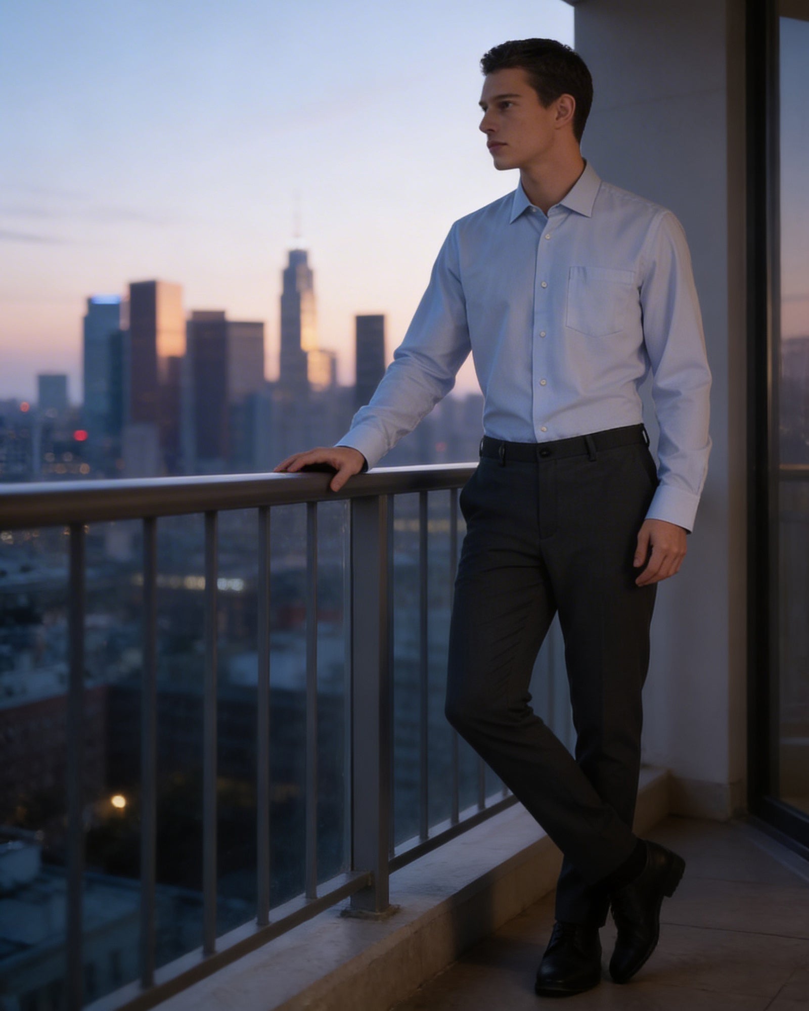 Grey Textured Shirt