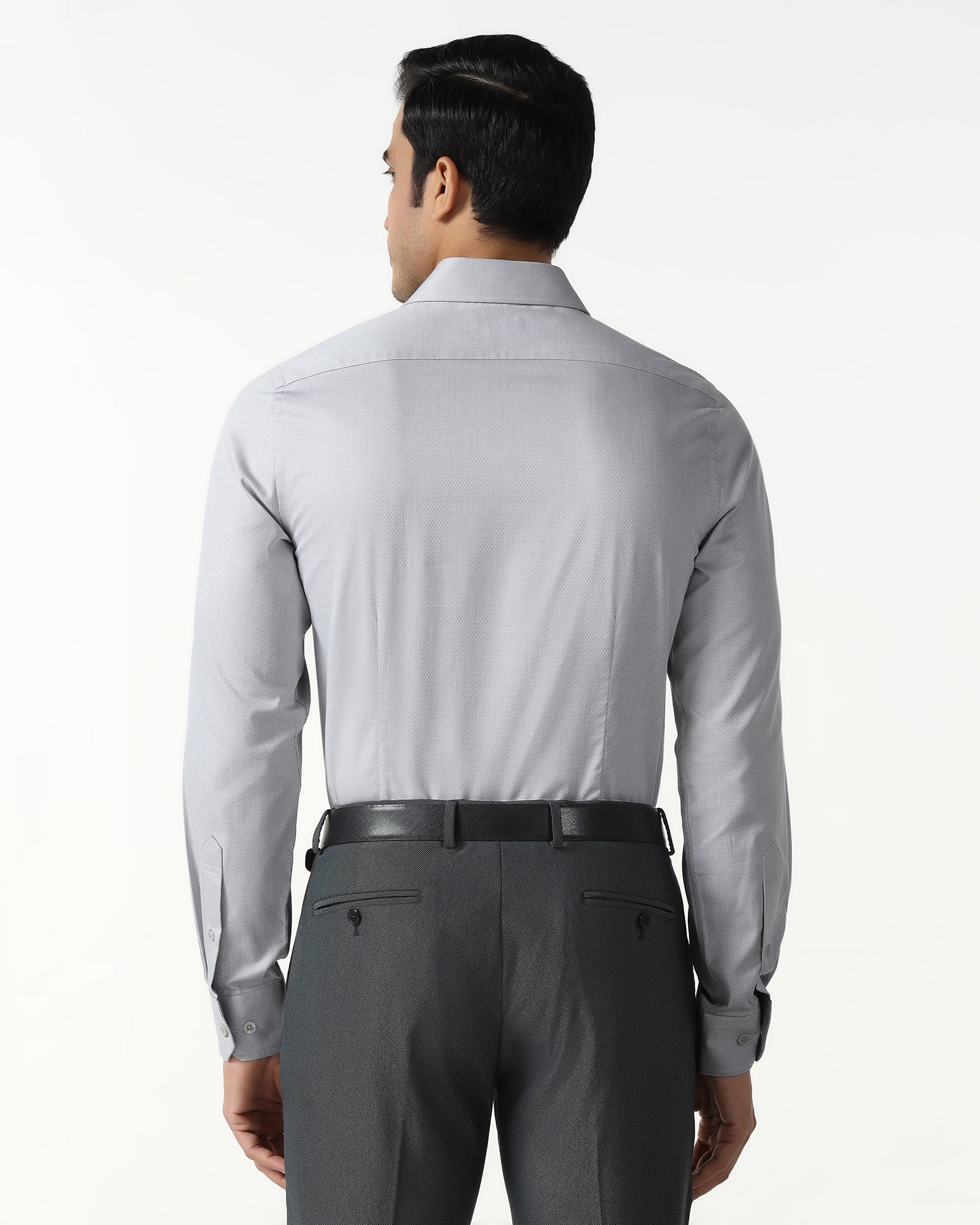 Grey Textured Shirt - Ryan