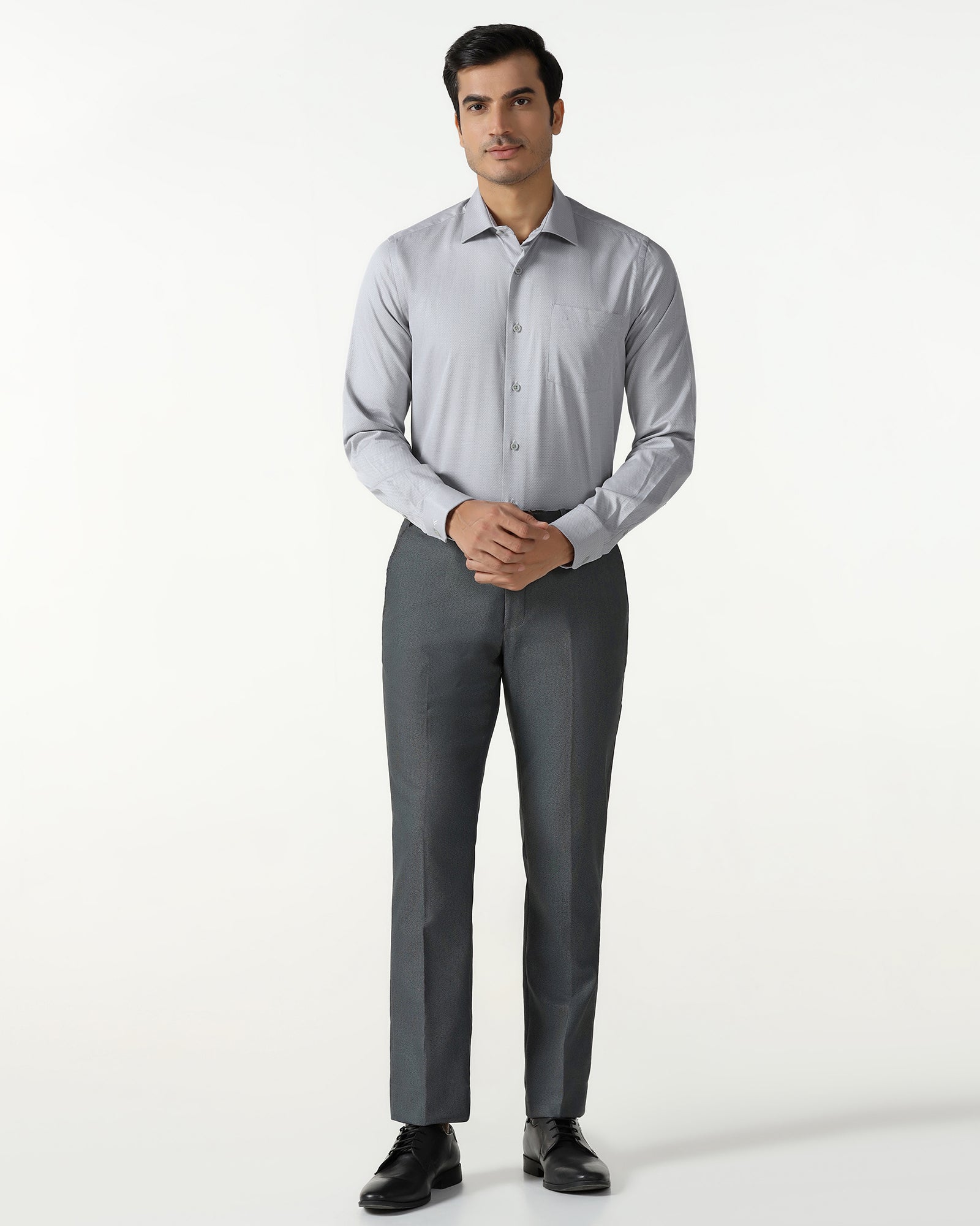 Grey Textured Shirt - Ryan