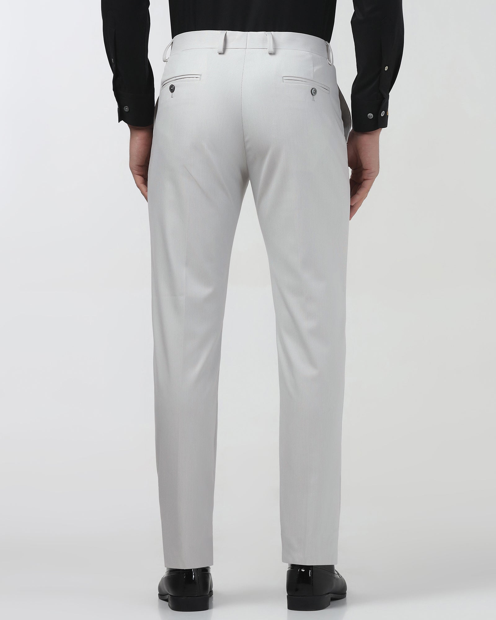 Grey Textured Trouser - Kylian