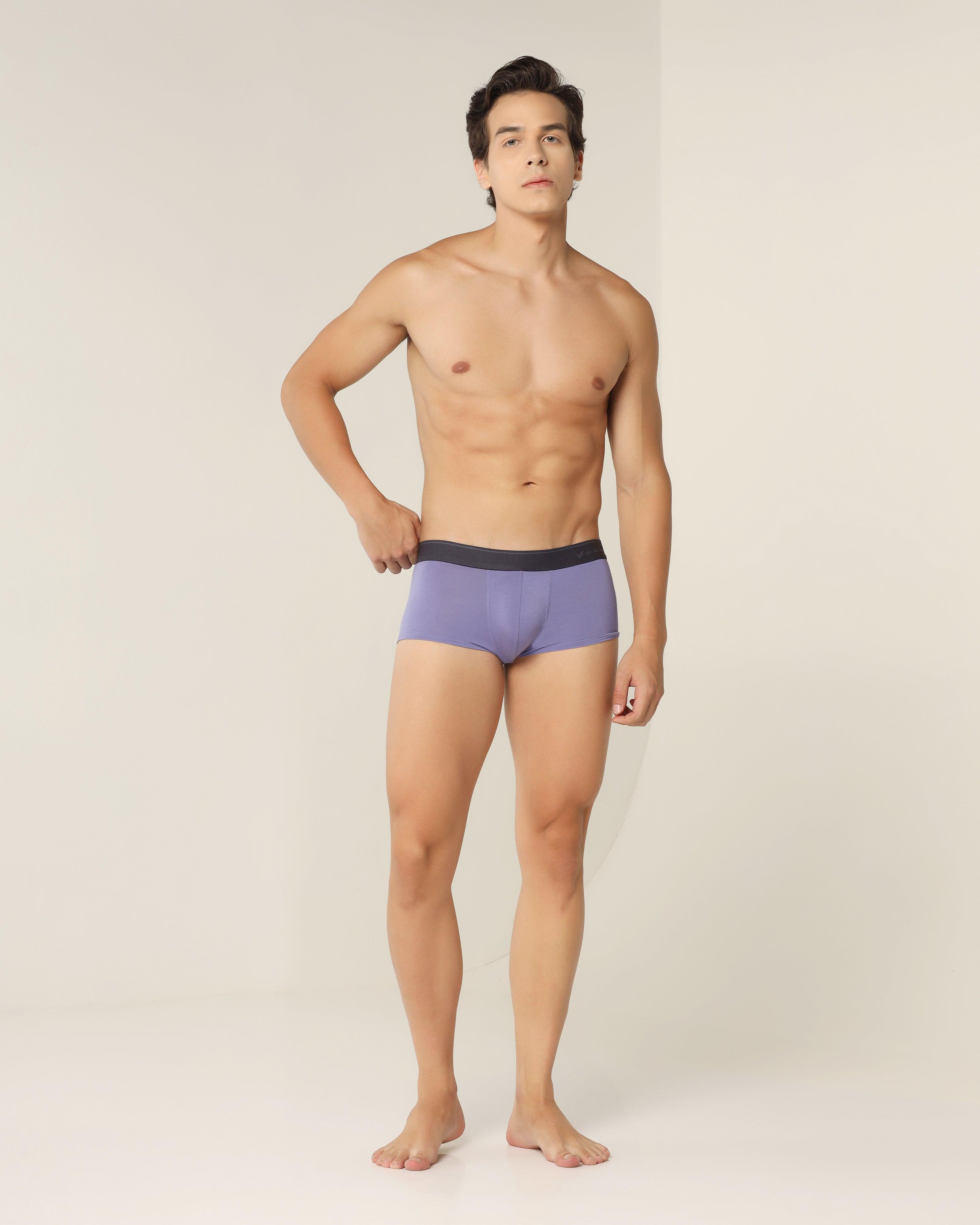 Regular Fit Trunk In Dark Purple (Roman) - Blackberrys