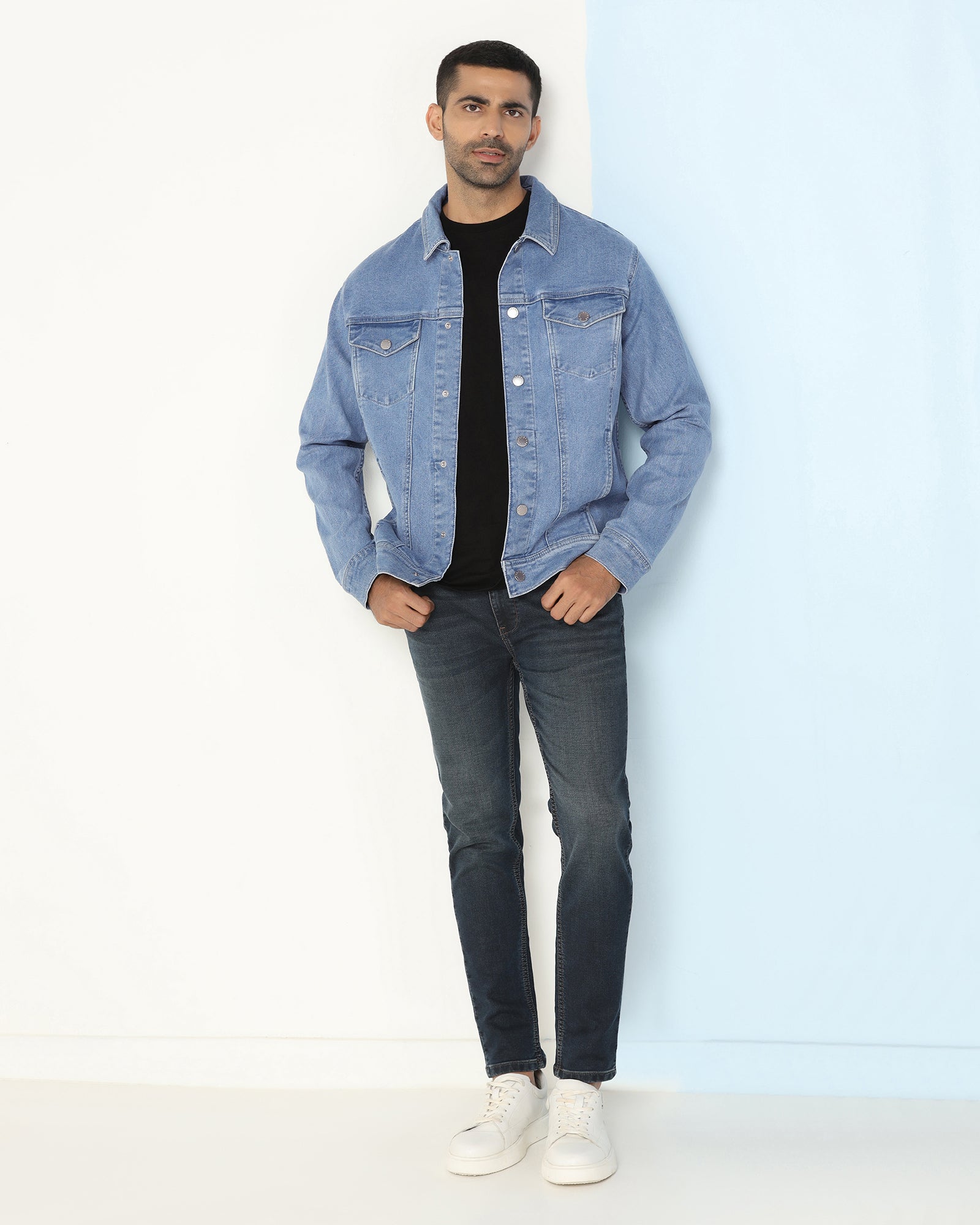 Indigo Denim Trucker Jacket - Alaric