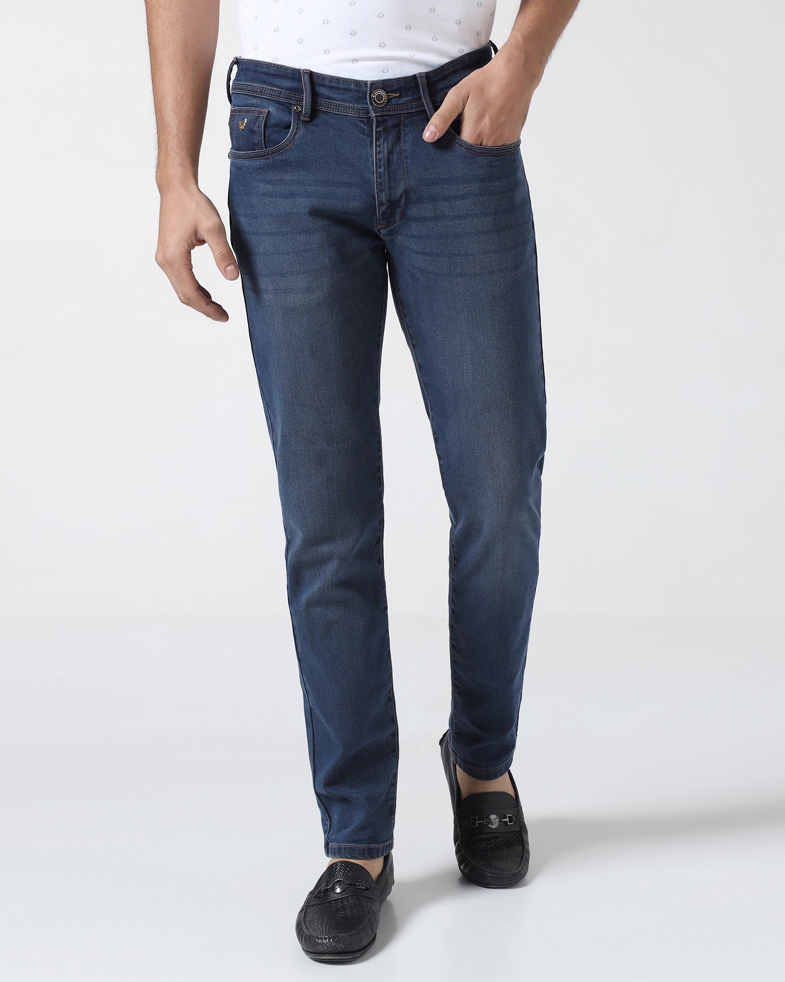 Indigo Luxe Slim Comfort Jeans - Zuni