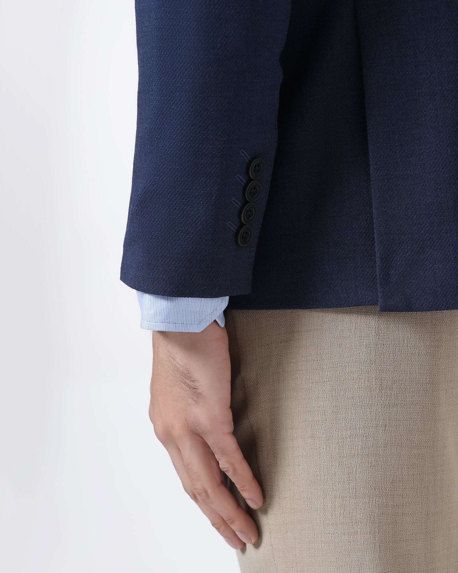 Indigo Luxe Solid Blazer - Jameson