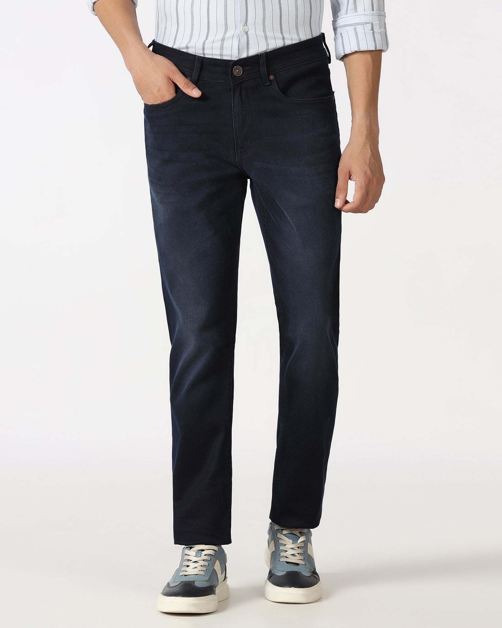 Indigo Super Clean Slim Comfort Jeans - Renzo