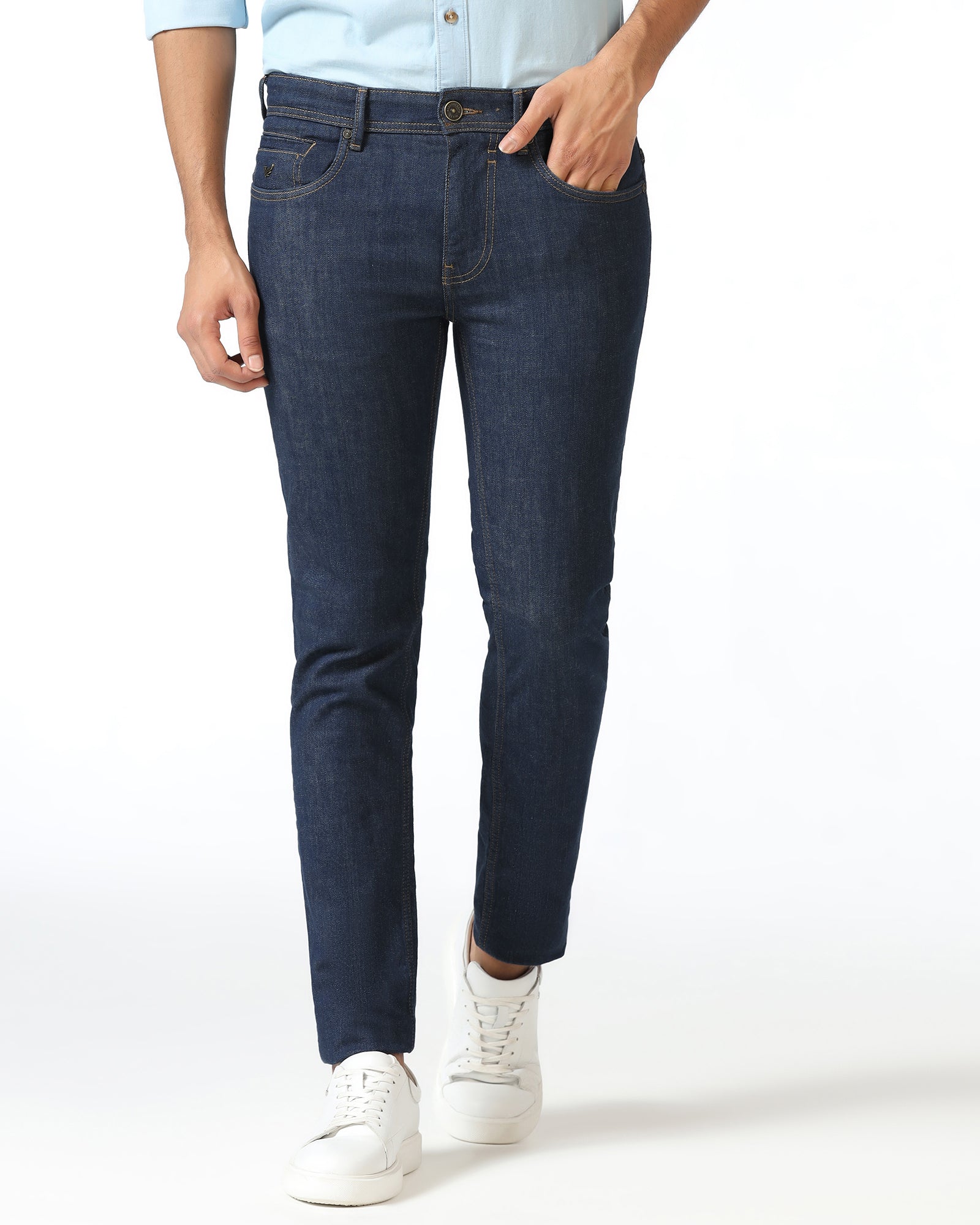 Indigo Super Clean Slim Fit Jeans - Amir