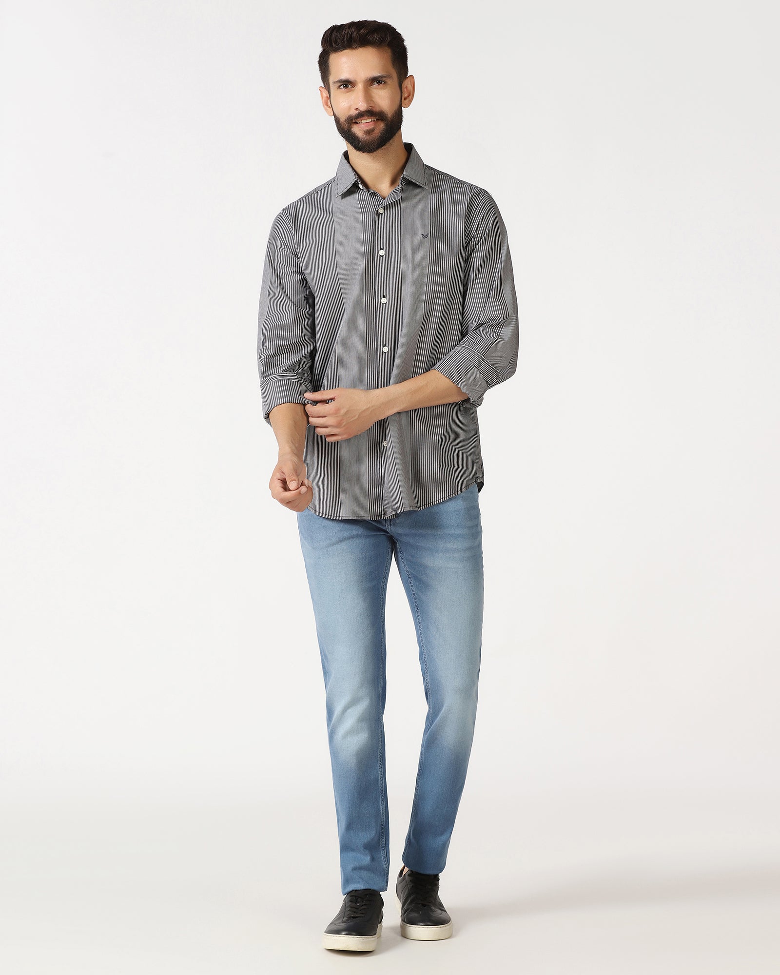 Indigo Super Clean Slim Fit Jeans - Milo