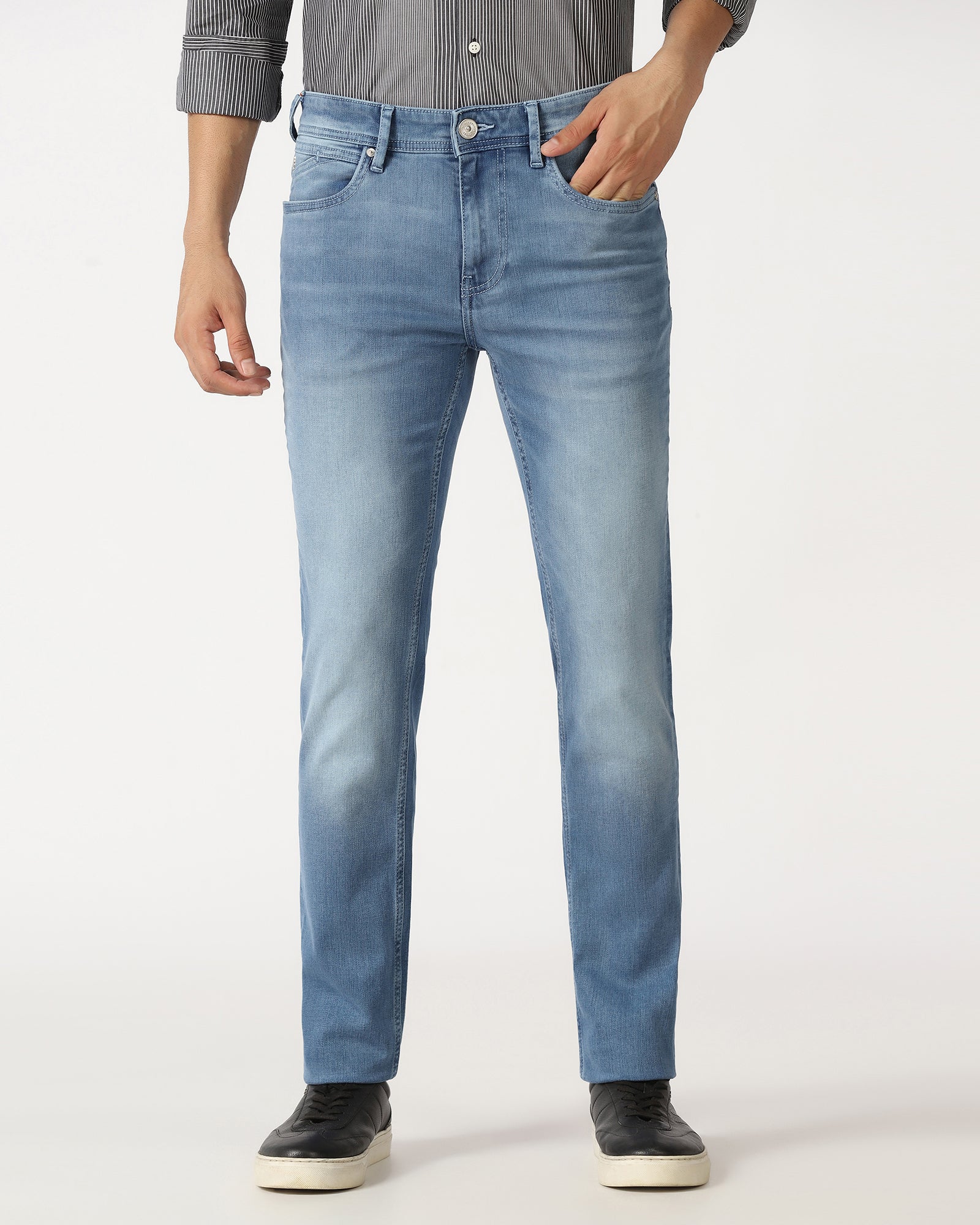 Indigo Super Clean Slim Fit Jeans - Milo